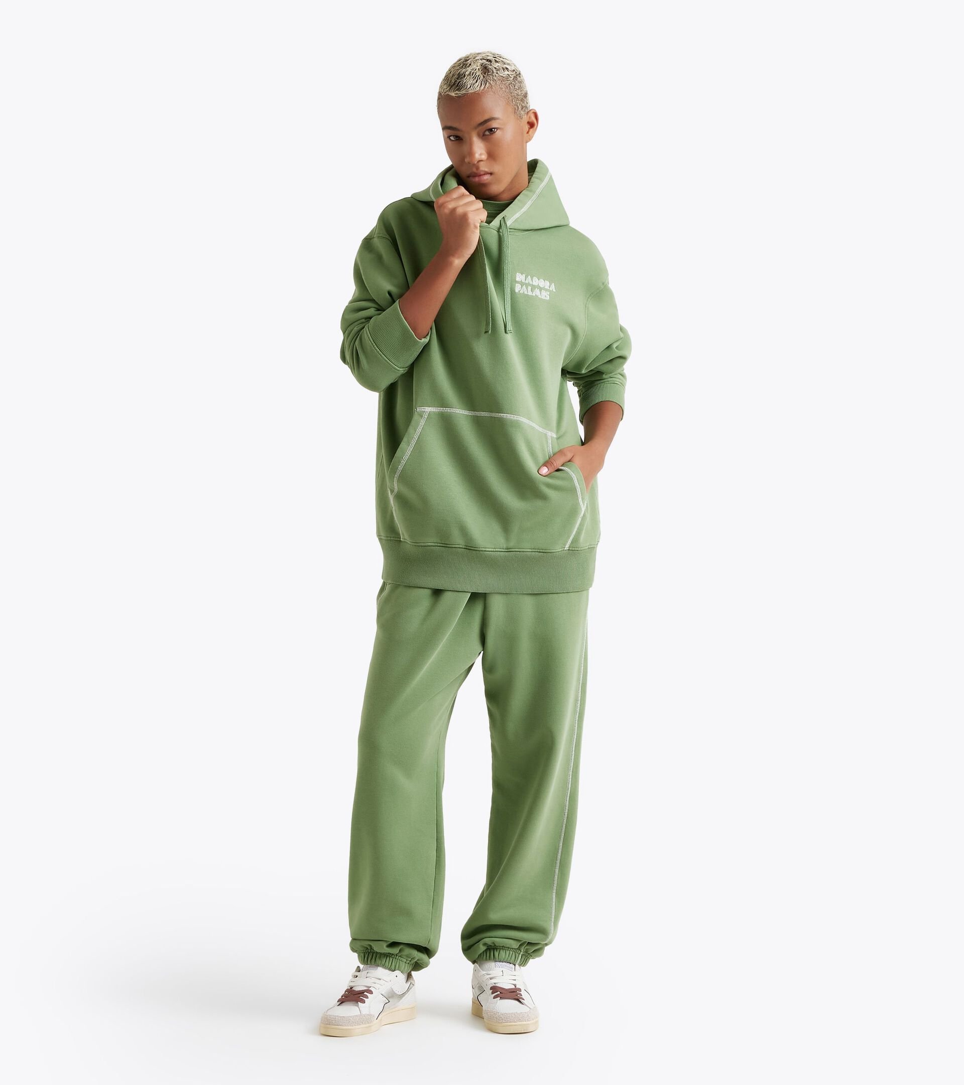 Sweat-shirt Legacy - Made in Italy - Pour tous les genres HOODIE LEGACY LIERRE ANGLAIS - Diadora