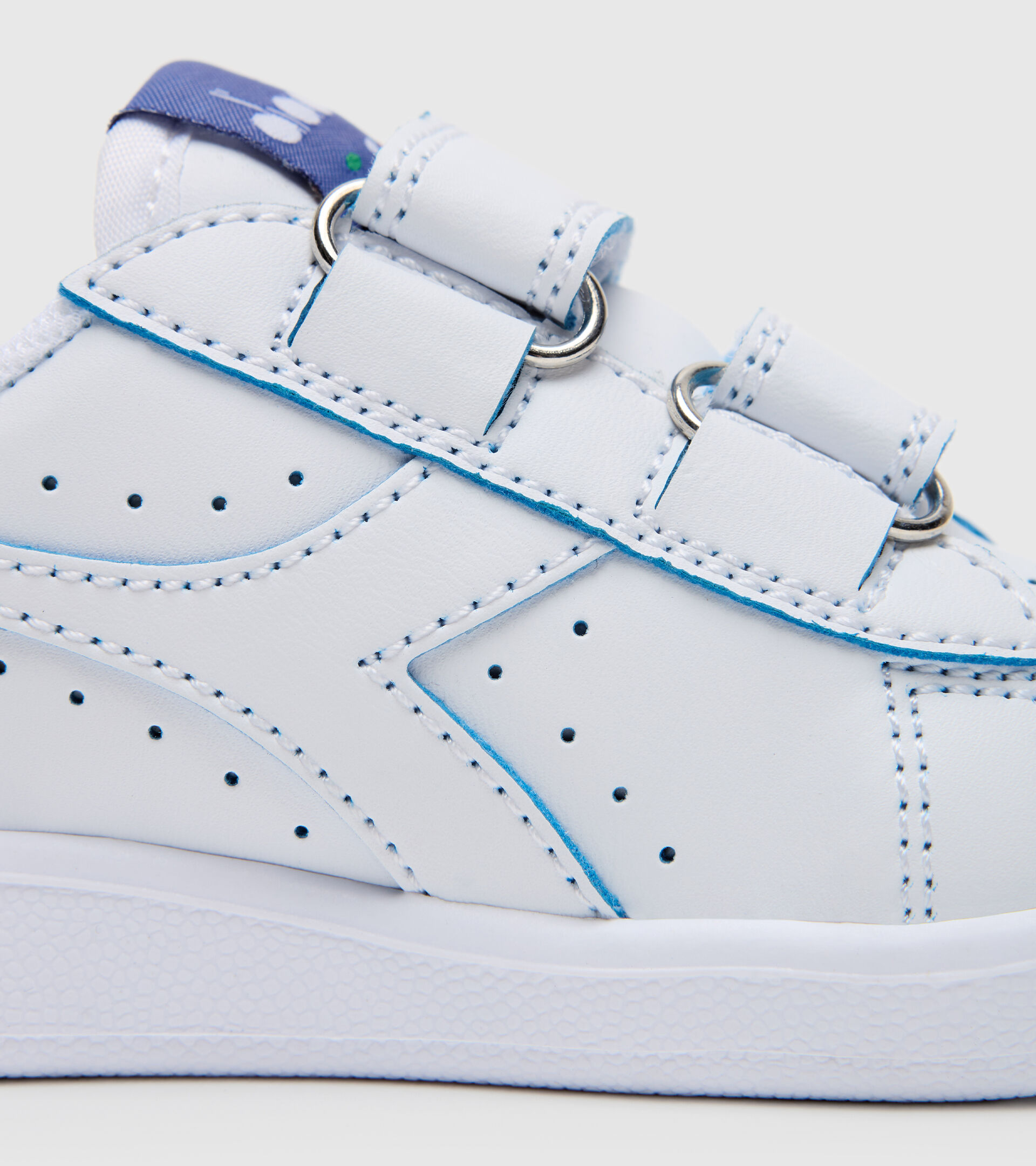 Sports shoes - Toddlers 1-4 years GAME P SMASH TD WHITE/BLUE EYES - Diadora