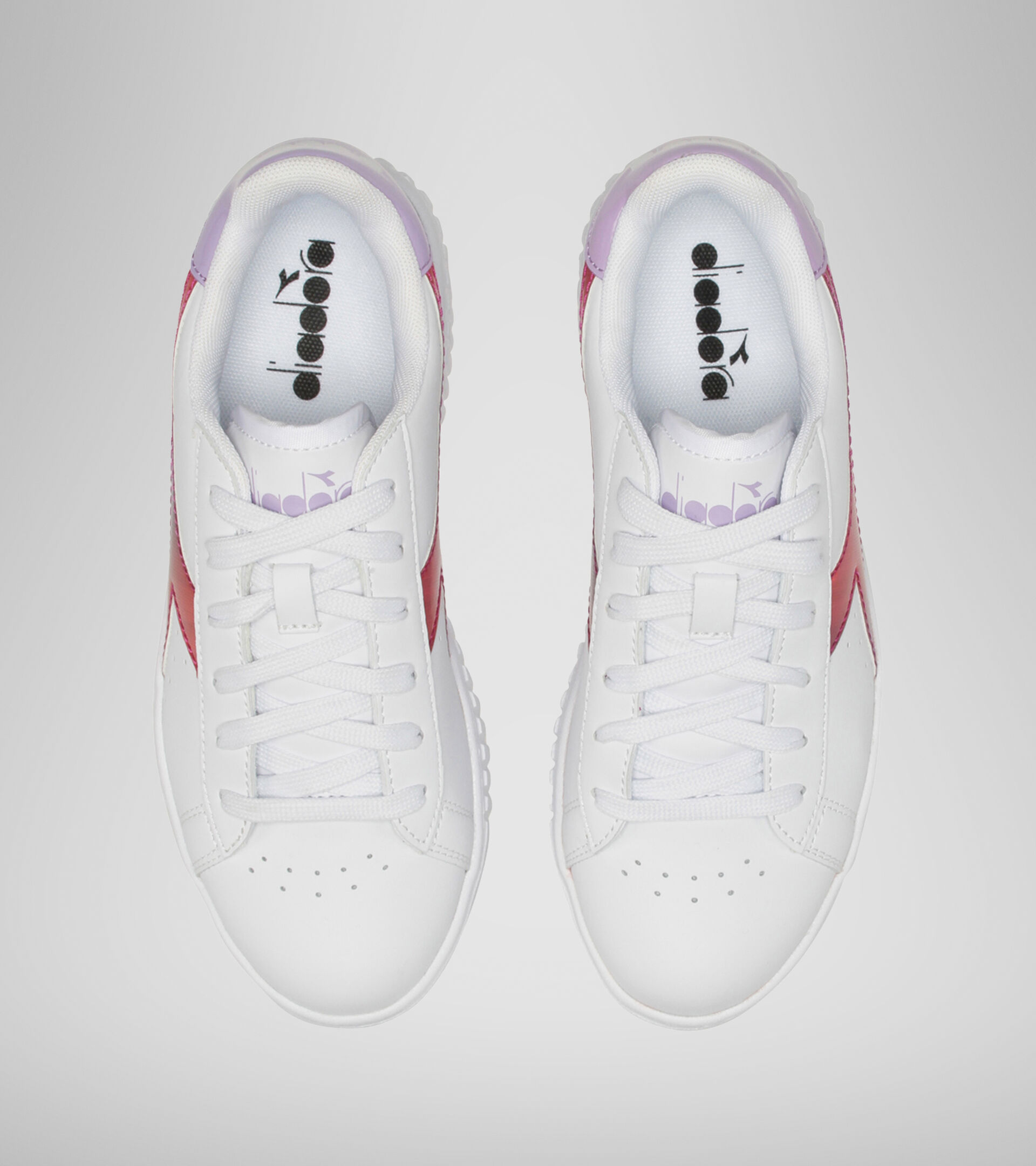 Chaussures de sport - Jeunes 8-16 ans GAME STEP RAINBOW GS BLANC/VIOLET LILAS - Diadora