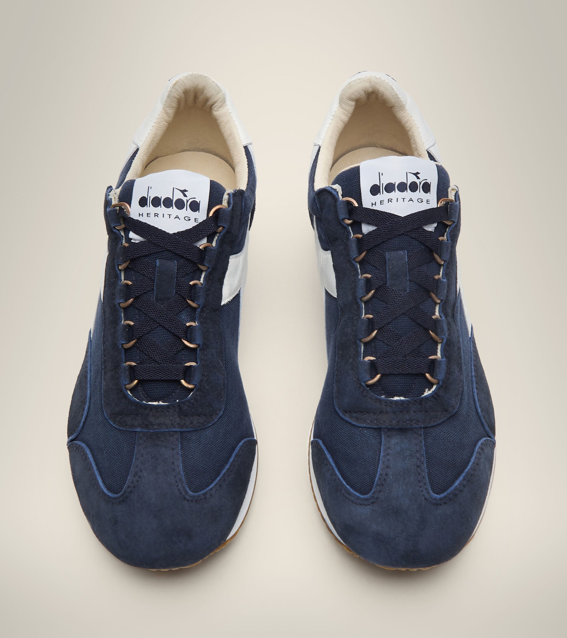 Heritage shoe - Unisex EQUIPE H CANVAS STONE WASH BLUE DENIM - Diadora