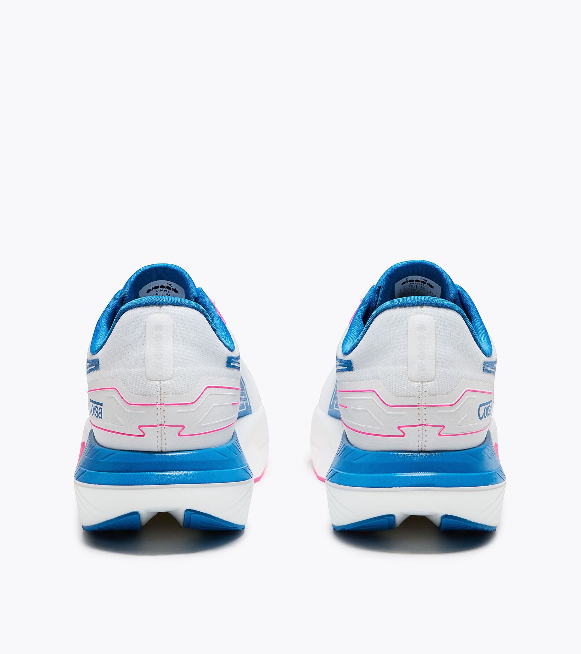 Running shoe - Energetic daily trainer - Men&rsquo;s CORSA LUCENT WH/MEDITERRANIAN/PK FL - Diadora