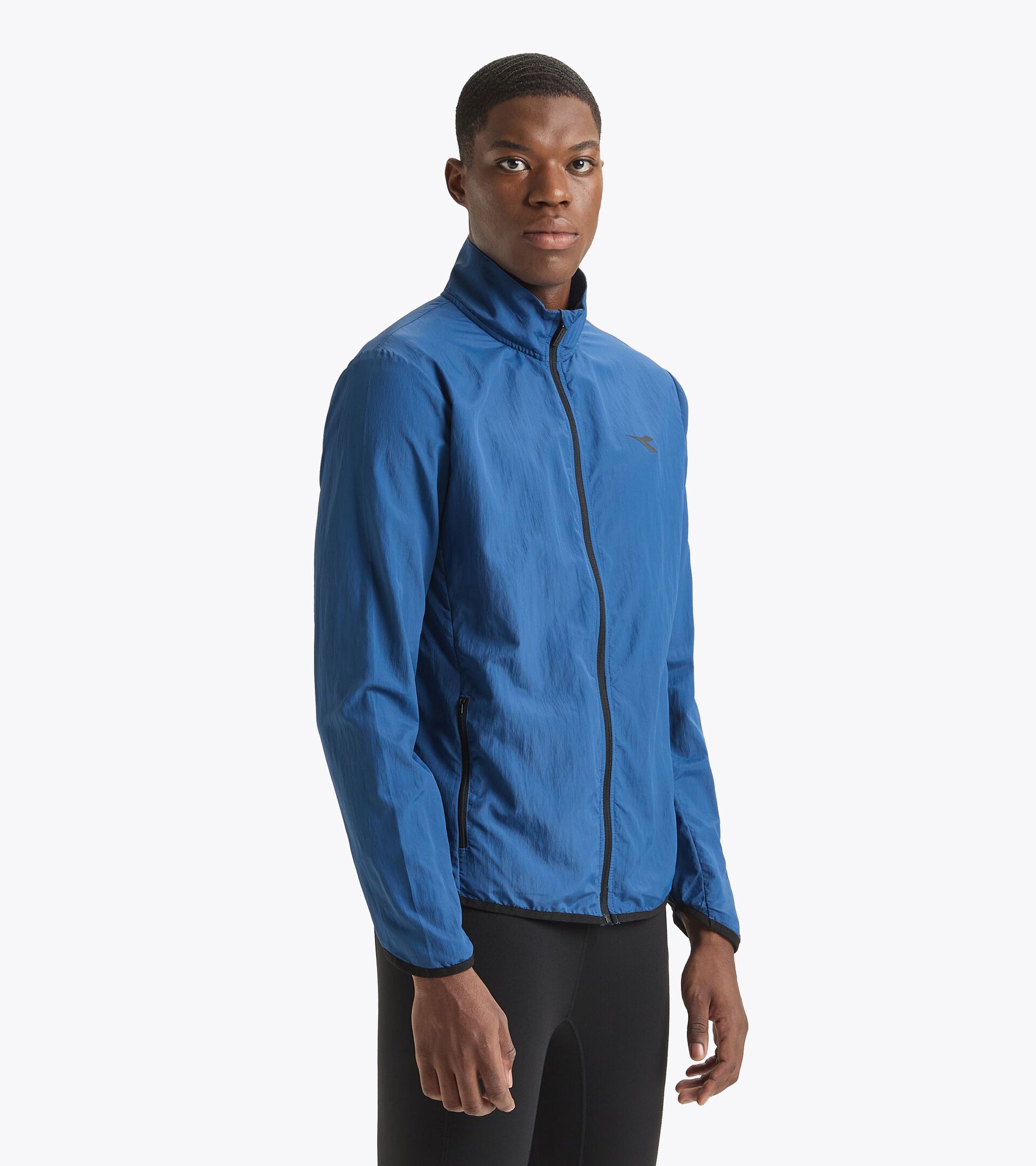 Windproof water-resistant jacket - Men MULTILAYER JACKET DUTCH BLUE/BLACK - Diadora