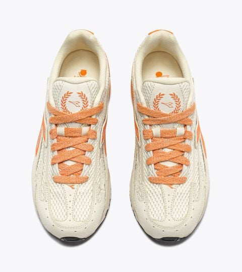 2000s-inspired Sportswear Sneakers - All-gender MYTHOS PROPULSION 280 SHADE PAPYRUS/ORANGE PEEL - Diadora