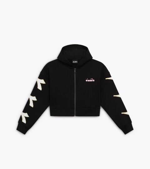 Sudadera con capucha - Niñas/Adolescentes JG. HOODIE FZ WONDERLAND NEGRO - Diadora