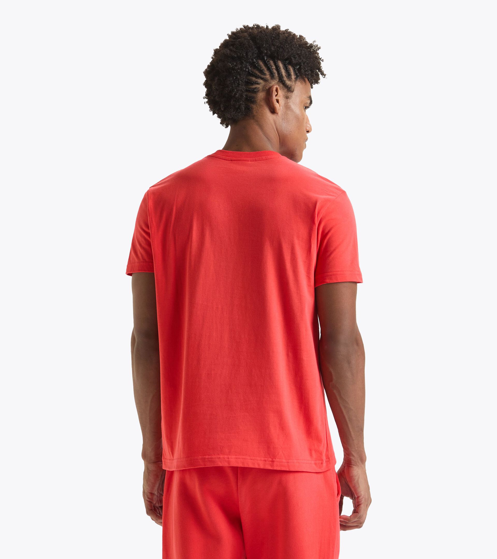 T-shirt - Made in Italy - Gender Neutral T-SHIRT SS LOGO BITTERSWEET RED - Diadora