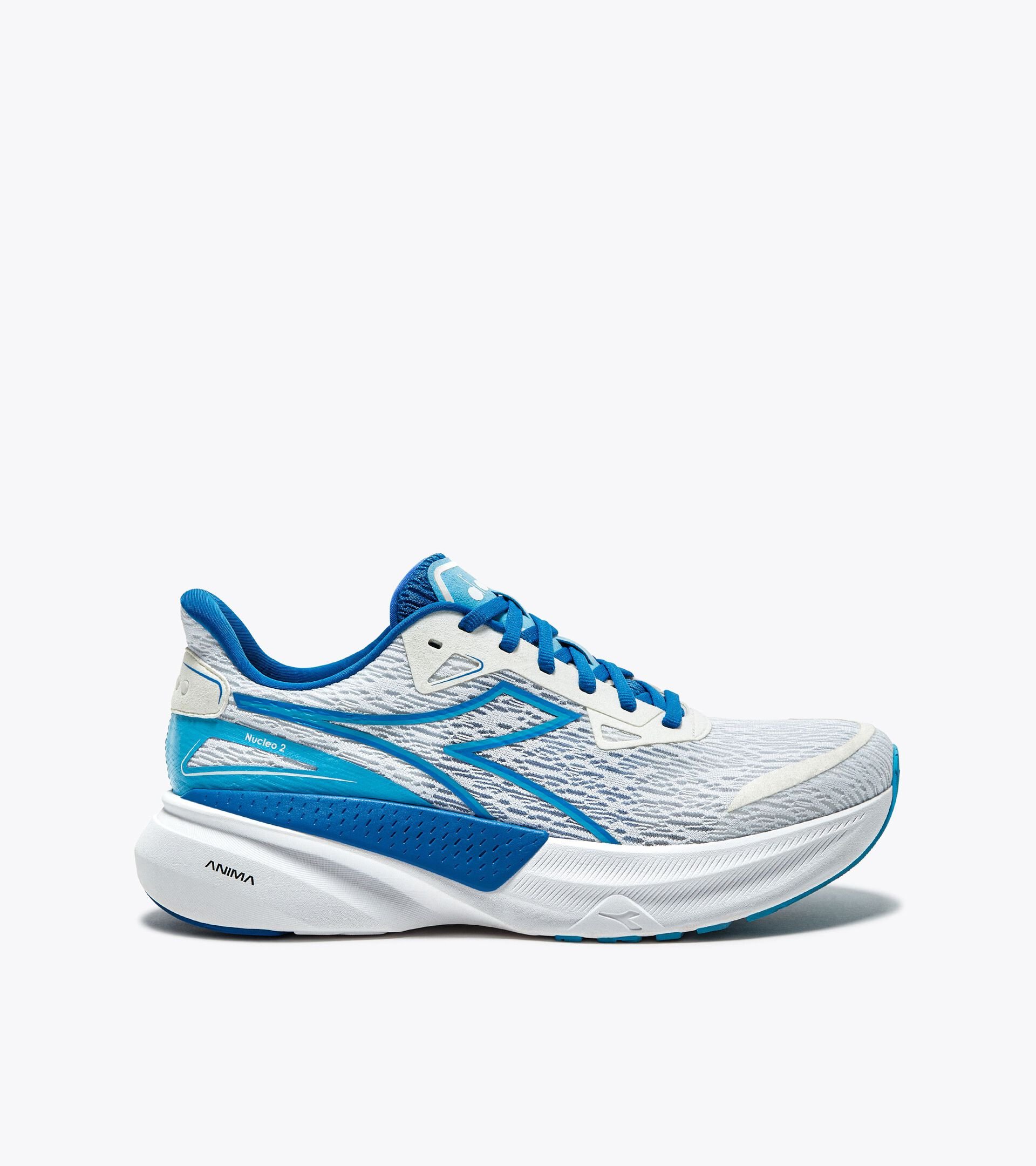 Zapatilla de running - Comodidad y estabilidad - Hombre NUCLEO 2 WHITE/FRENCH BLUE/AQUARIUS - Diadora