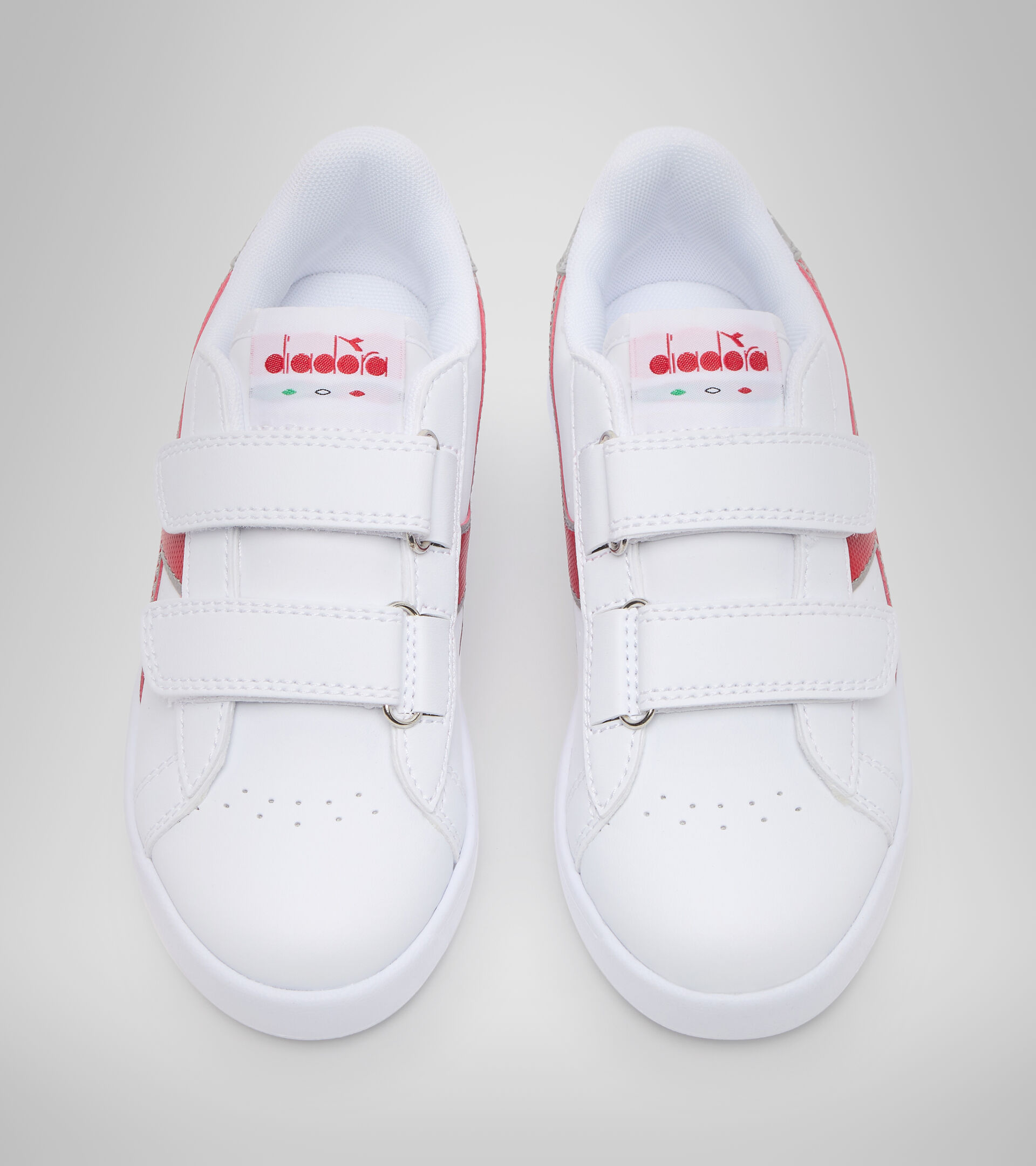 Sports shoes - Kids 4-8 years GAME P PS WHITE/TANGO RED - Diadora
