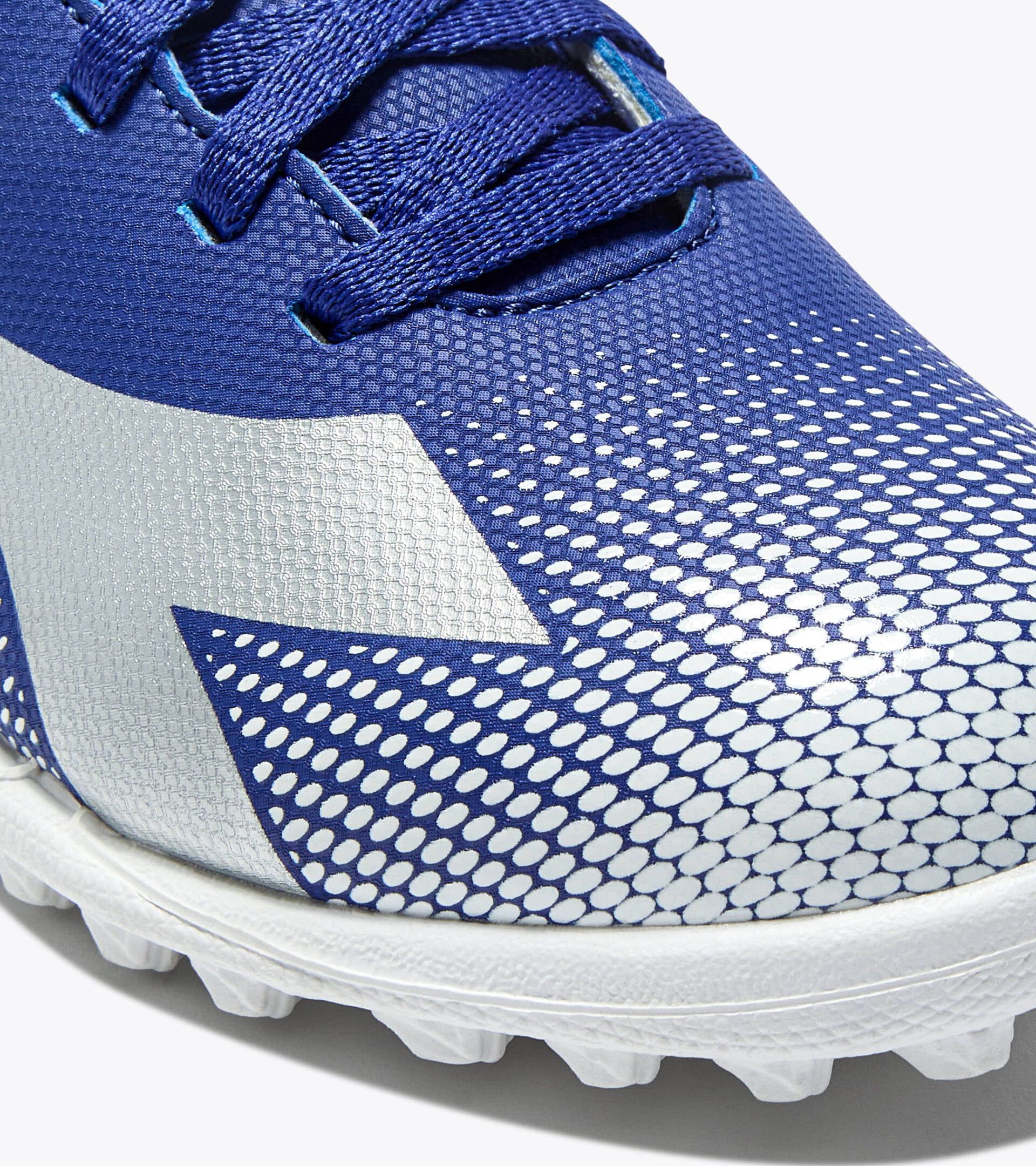 Calcio boots for synthetic grounds - Junior
 PICHICHI 8 TF JR MAZARINE BLUE/SILVER DD - Diadora