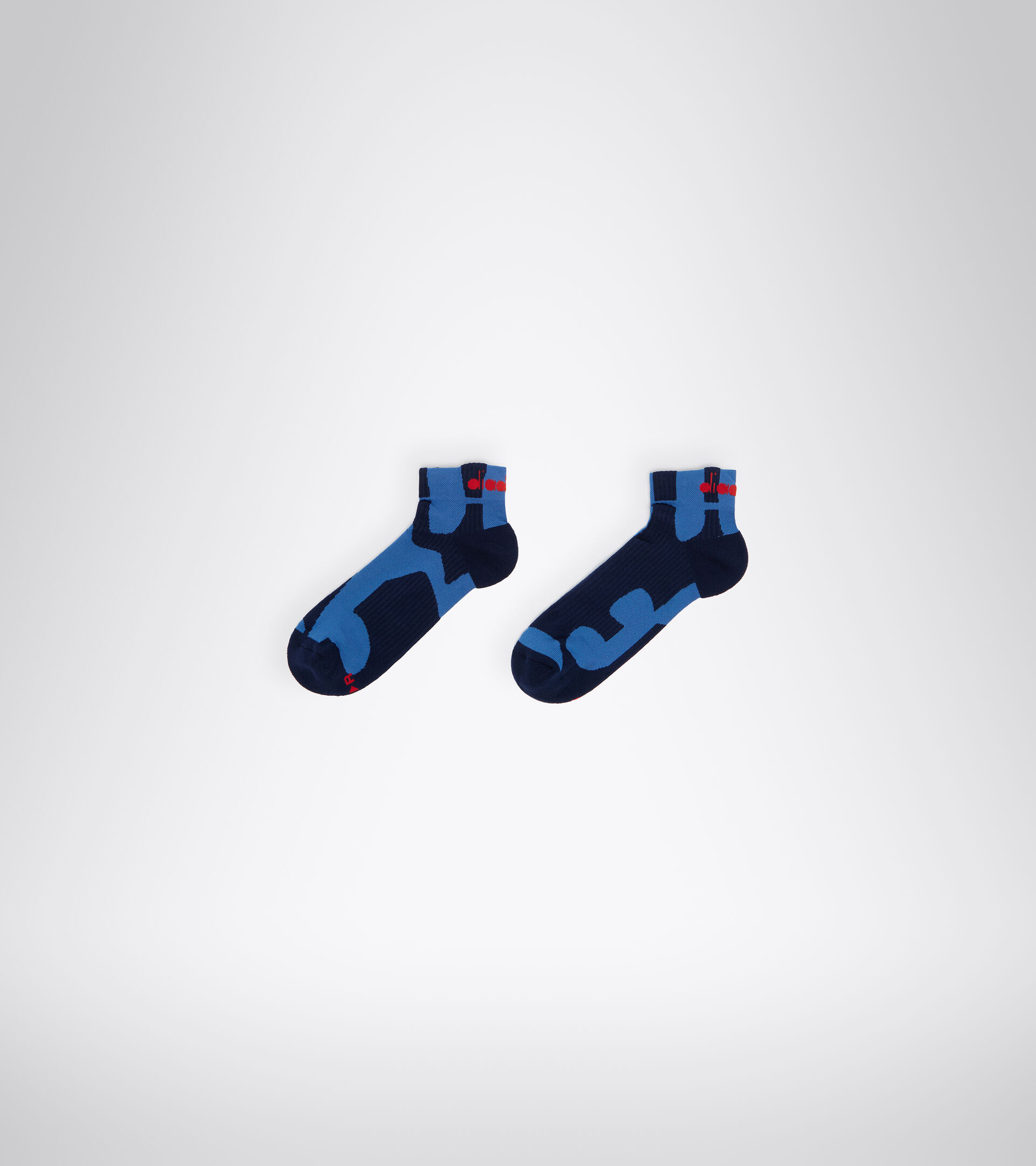 Unisex Running Socks CUSHION QUARTER SOCKS FEDERAL BLUE - Diadora
