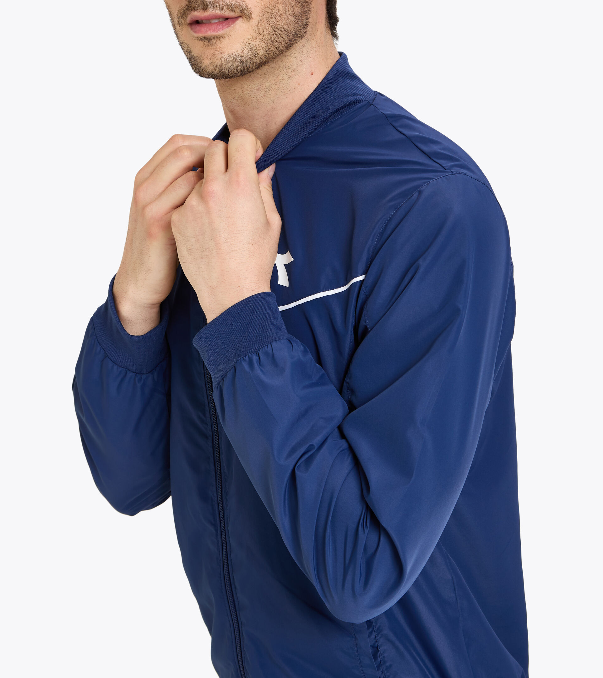 Giacca da tennis - Uomo JACKET COURT BLU ESTATE - Diadora