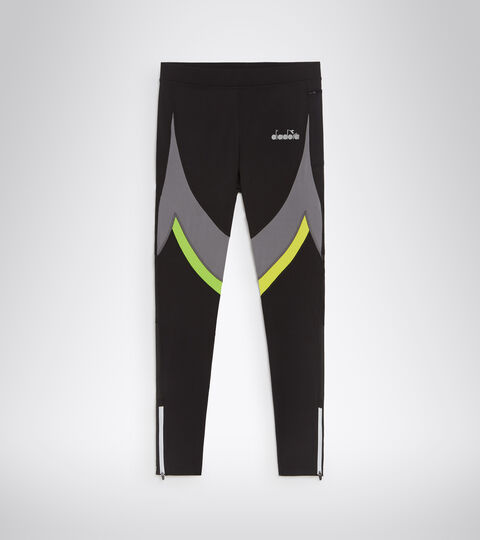 WINTER RUNNING TIGHTS, NERO Pantaloni da running invernali - Uomo WINTER RUNNING TIGHTS NERO - Diadora