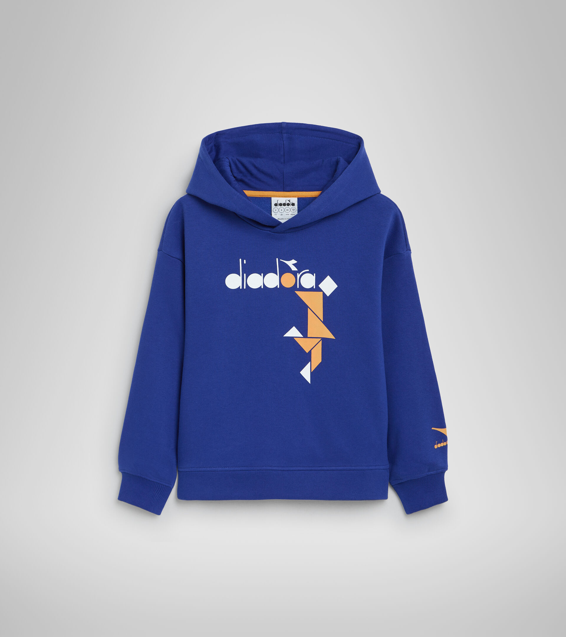 Felpa con cappuccio - Bambino JB.HOODIE SWEAT TWISTER BLU SODALITE - Diadora