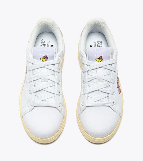 GAME STEP C PEANUTS PS, WHITE/THISTLE/HINT OF MINT Peanuts sports sneakers - Girls - 4 to 8 years old
GAME STEP C PEANUTS PS WHITE/THISTLE/HINT OF MINT - Diadora