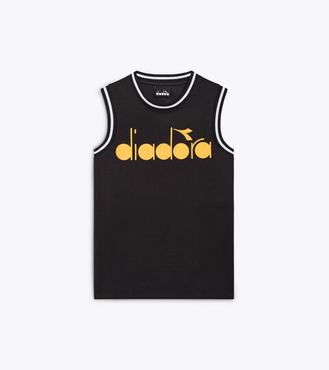Mesh sports tank - Boy JB. TANK BASKETBALL BLACK - Diadora