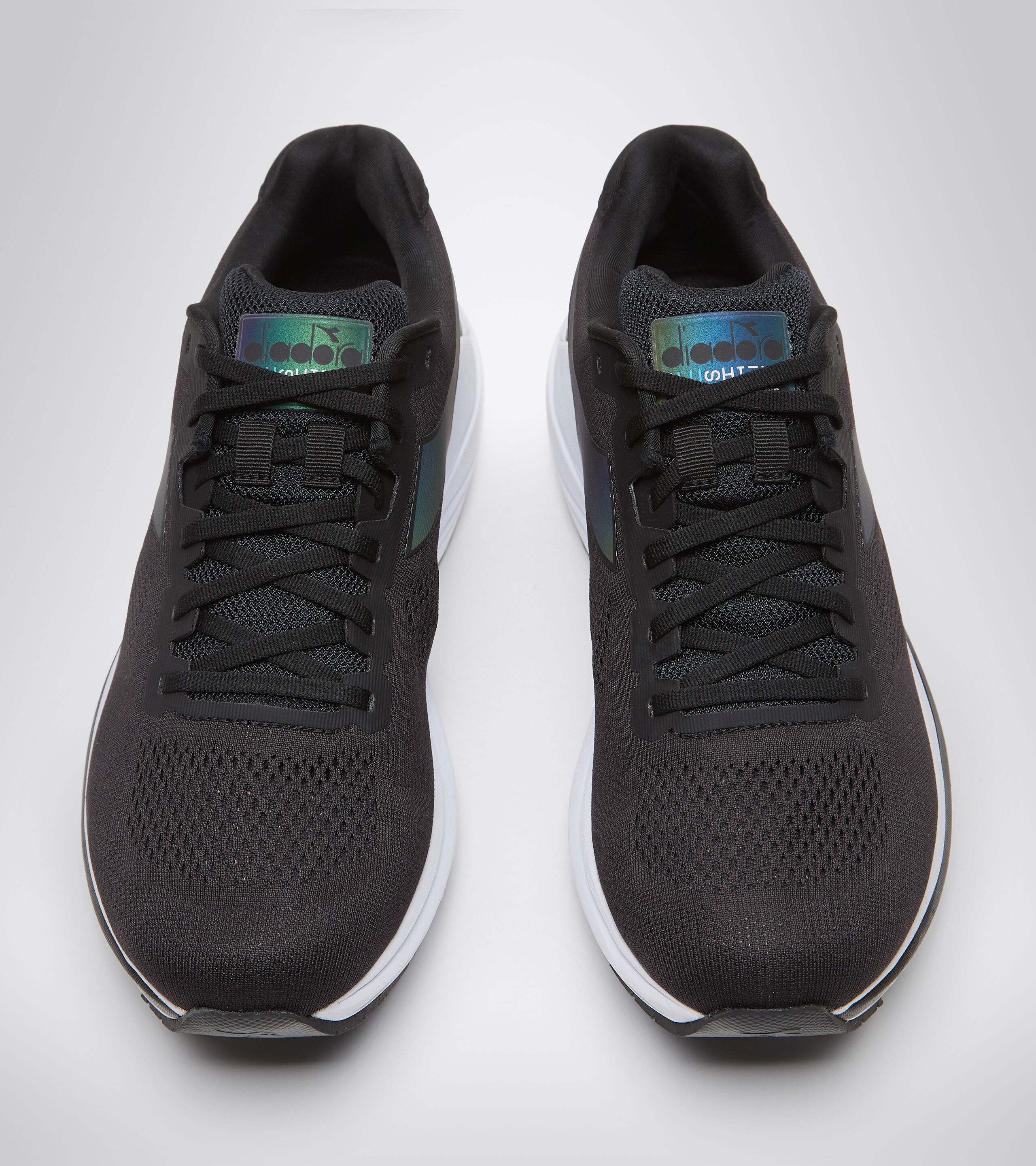Diadora Dinamik II Running Shoe Mens Black/Silver/Blue 