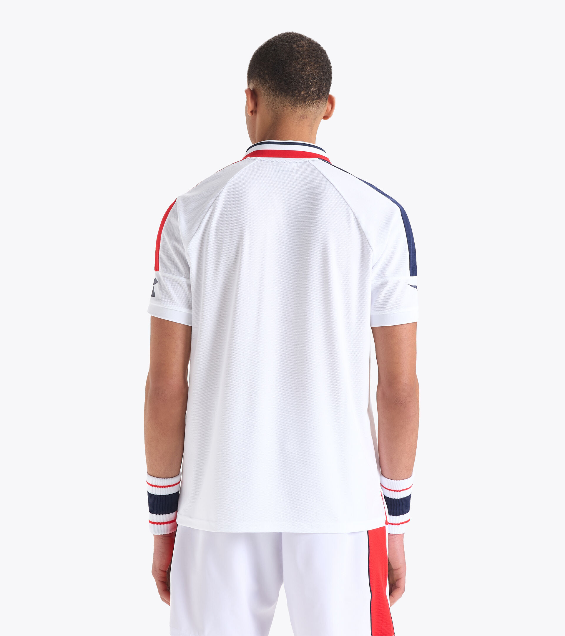 Tennis polo shirt - Men  SS POLO ICON OPTICAL WHITE - Diadora