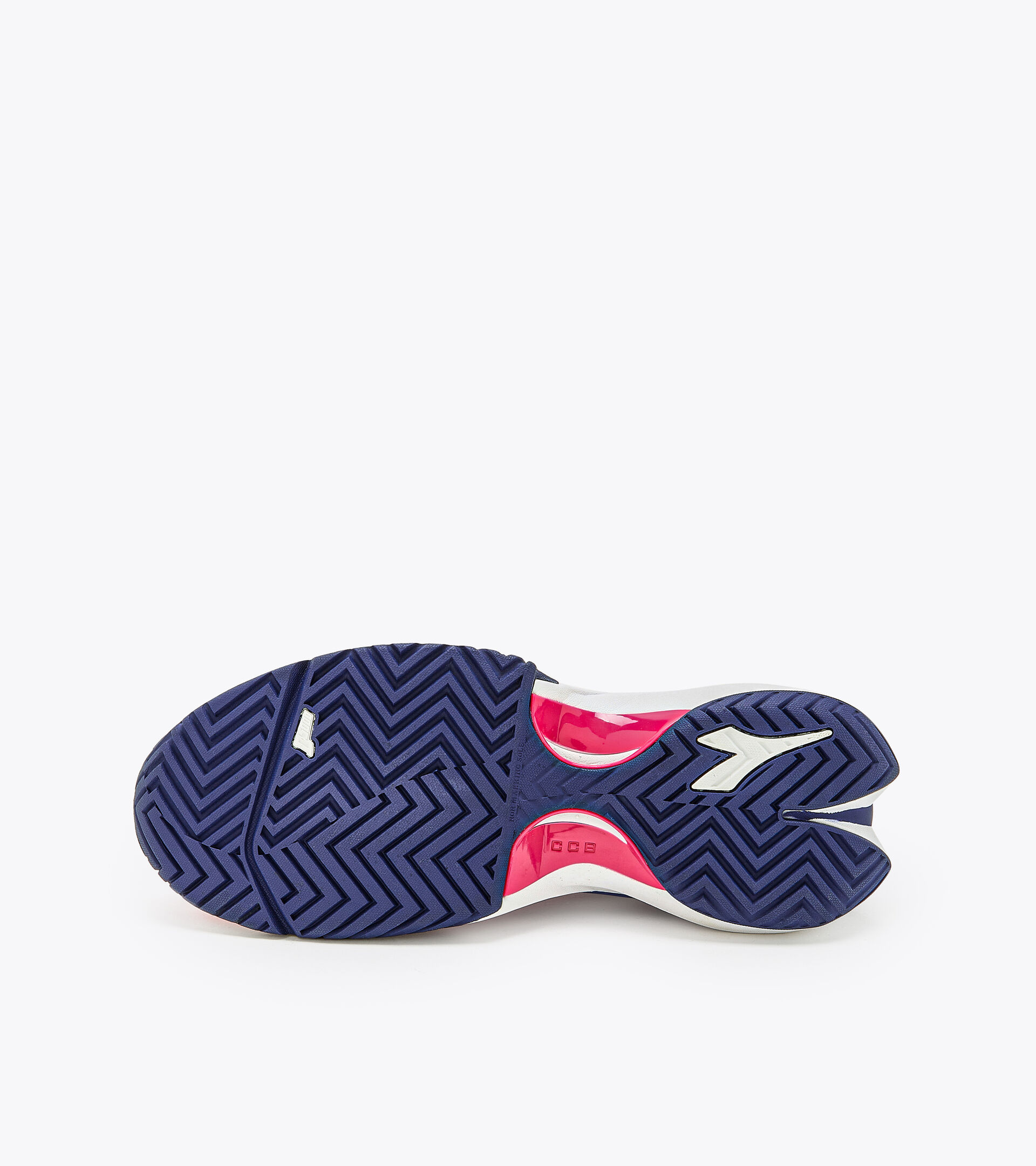 Tennis shoes for hard surfaces or clay courts - Women FINALE W AG PINK YARROW/WHITE/BLUEPRINT - Diadora