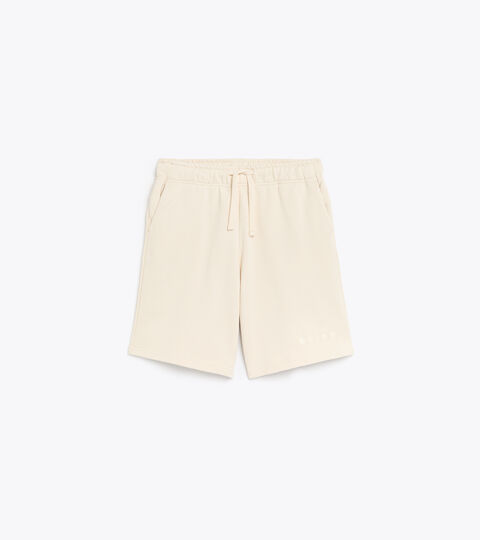 BERMUDA SPW LOGO, WHITE SWAN Cotton sweatpants - Gender neutral BERMUDA SPW LOGO WHITE SWAN - Diadora