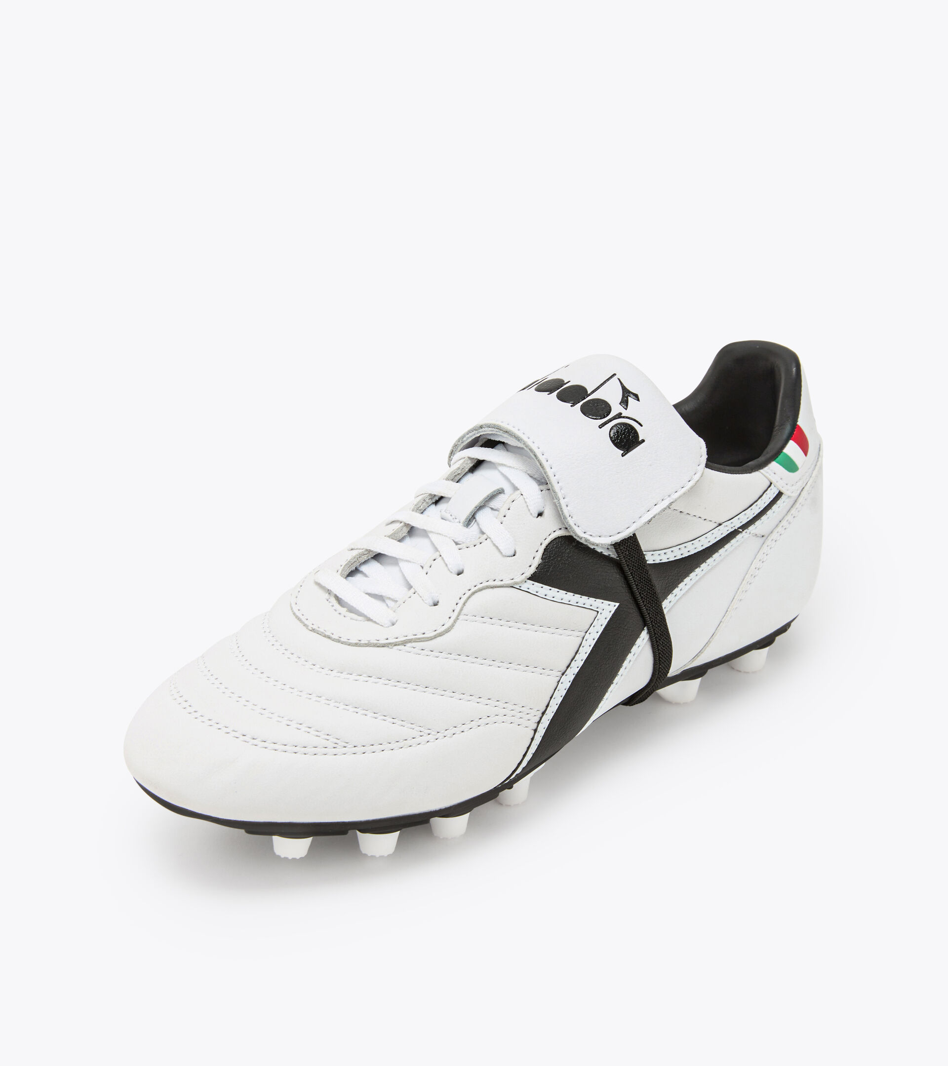 Football boots for firm grounds BRASIL OG LT T MDPU WHITE/BLACK - Diadora