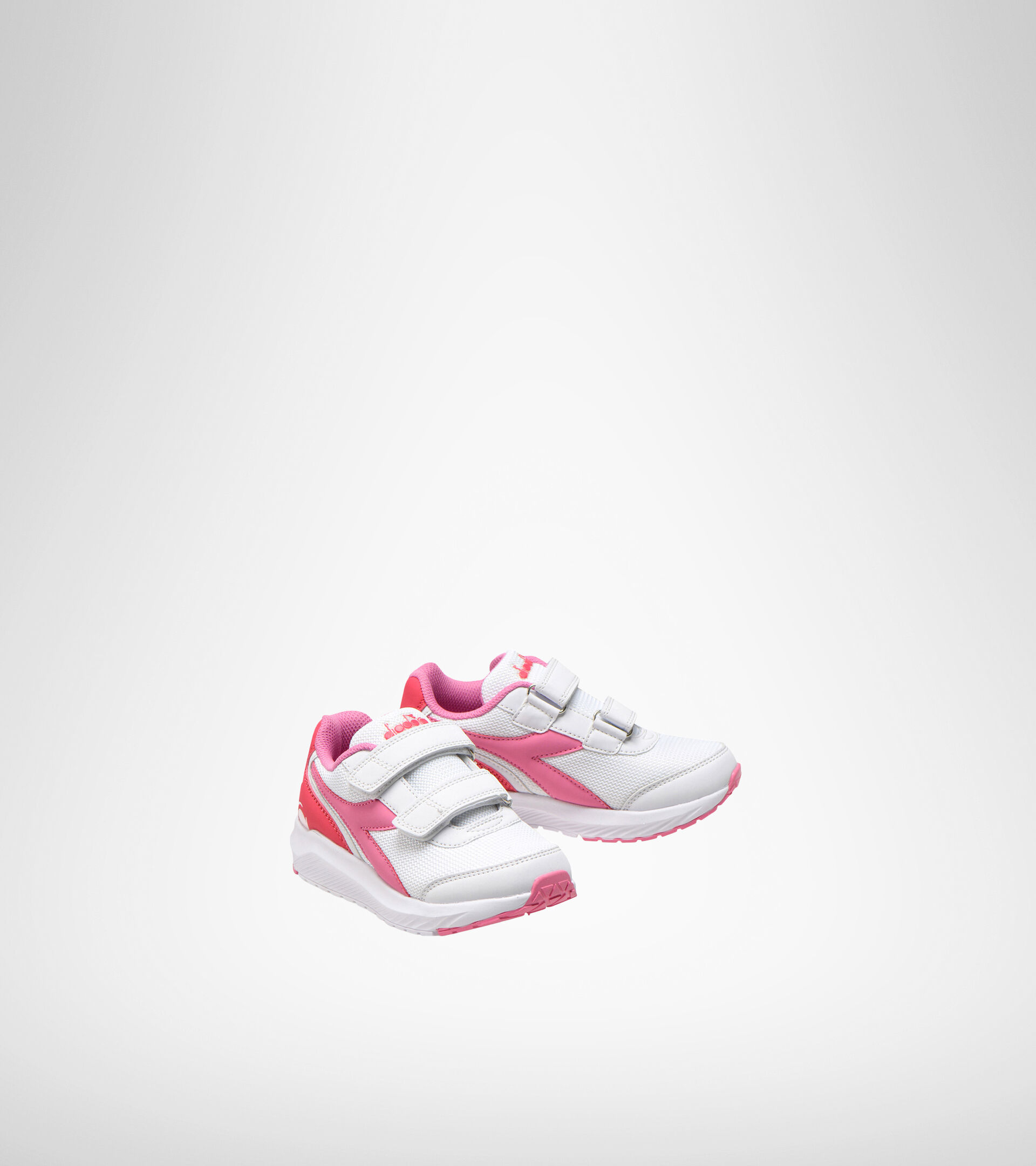 Running shoe - Kids FALCON JR V WHITE/ORCHID PINK - Diadora