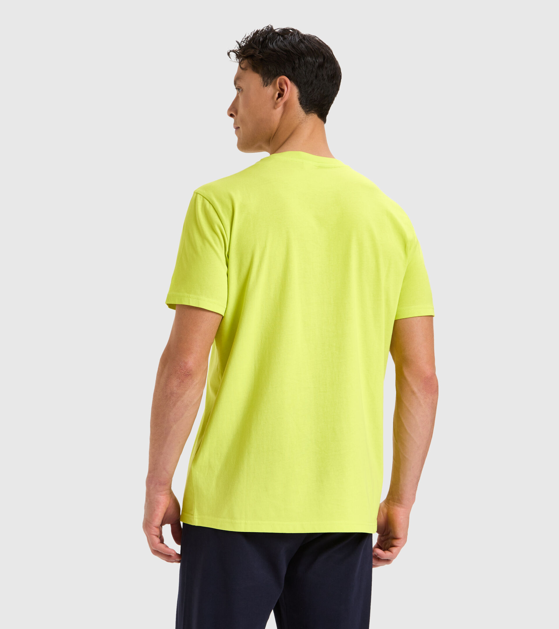 Cotton T-shirt - Men T-SHIRT SS CHROMIA GREEN SPRING - Diadora