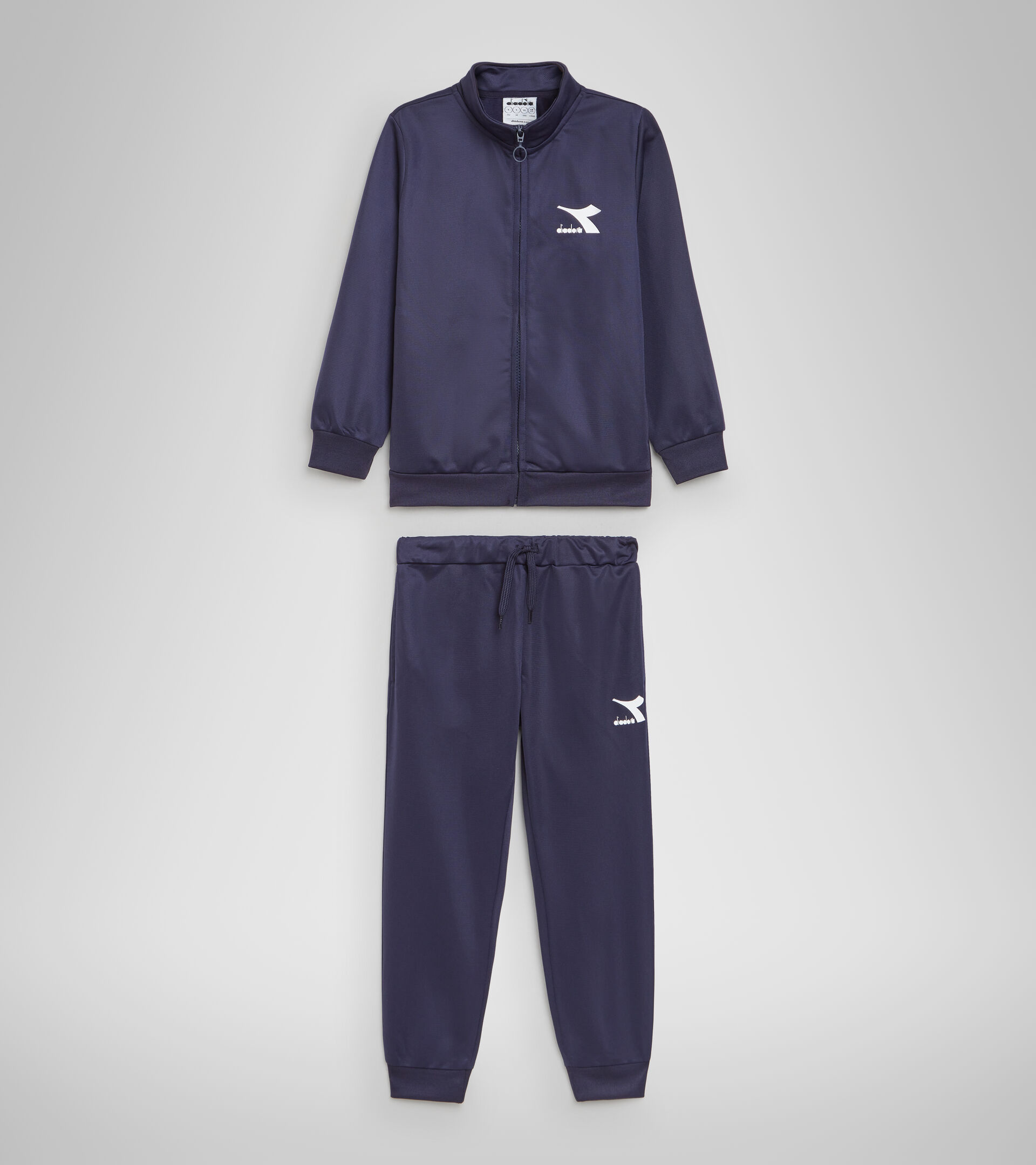 Sports tracksuit - Kids JU.TRACKSUIT FZ CHROMIA CLASSIC NAVY - Diadora