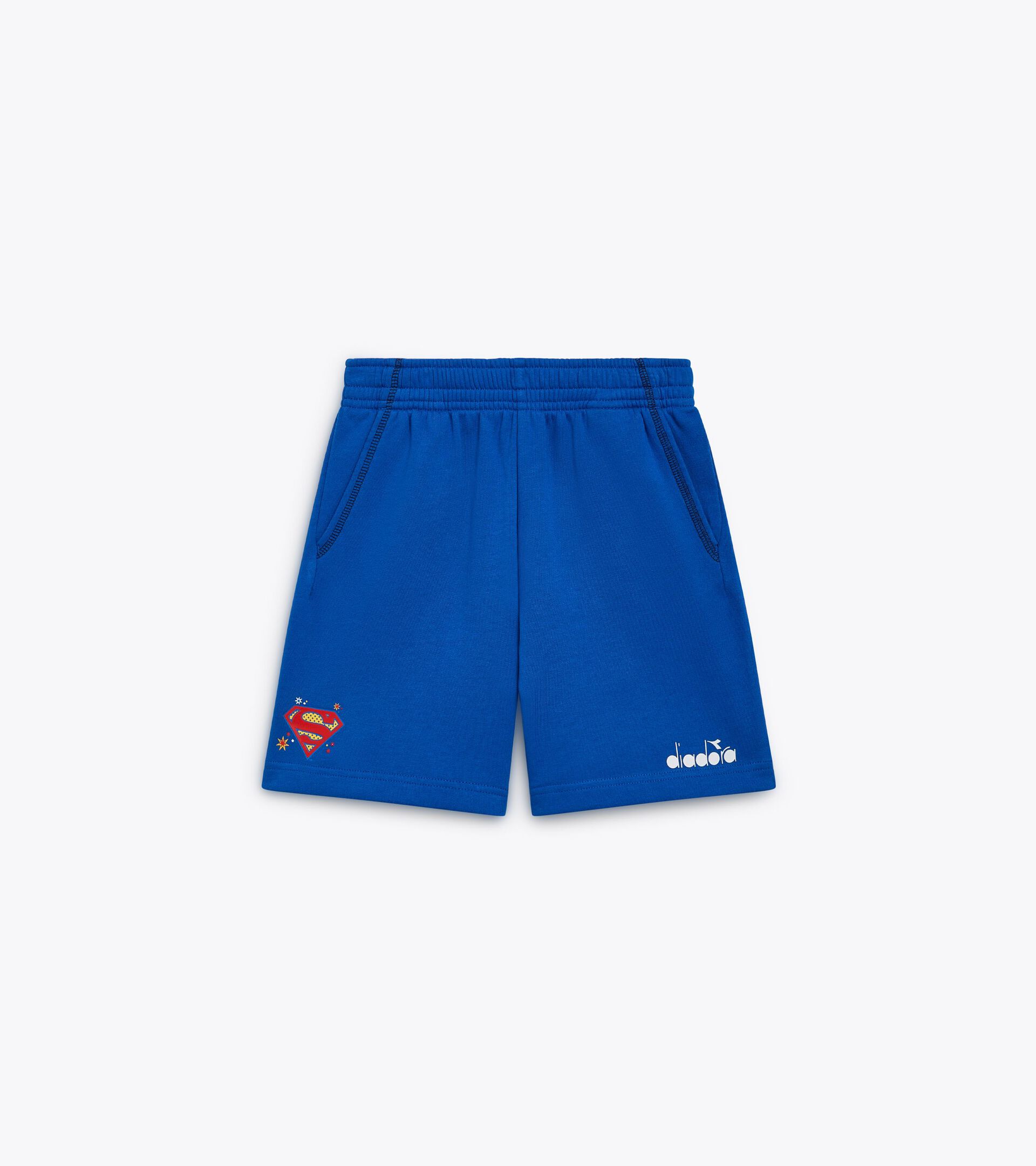 Pantalones cortos superhéroes - Niños y niñas 
 JU.BERMUDA SUPERHEROES AZUL PRINCESA - Diadora