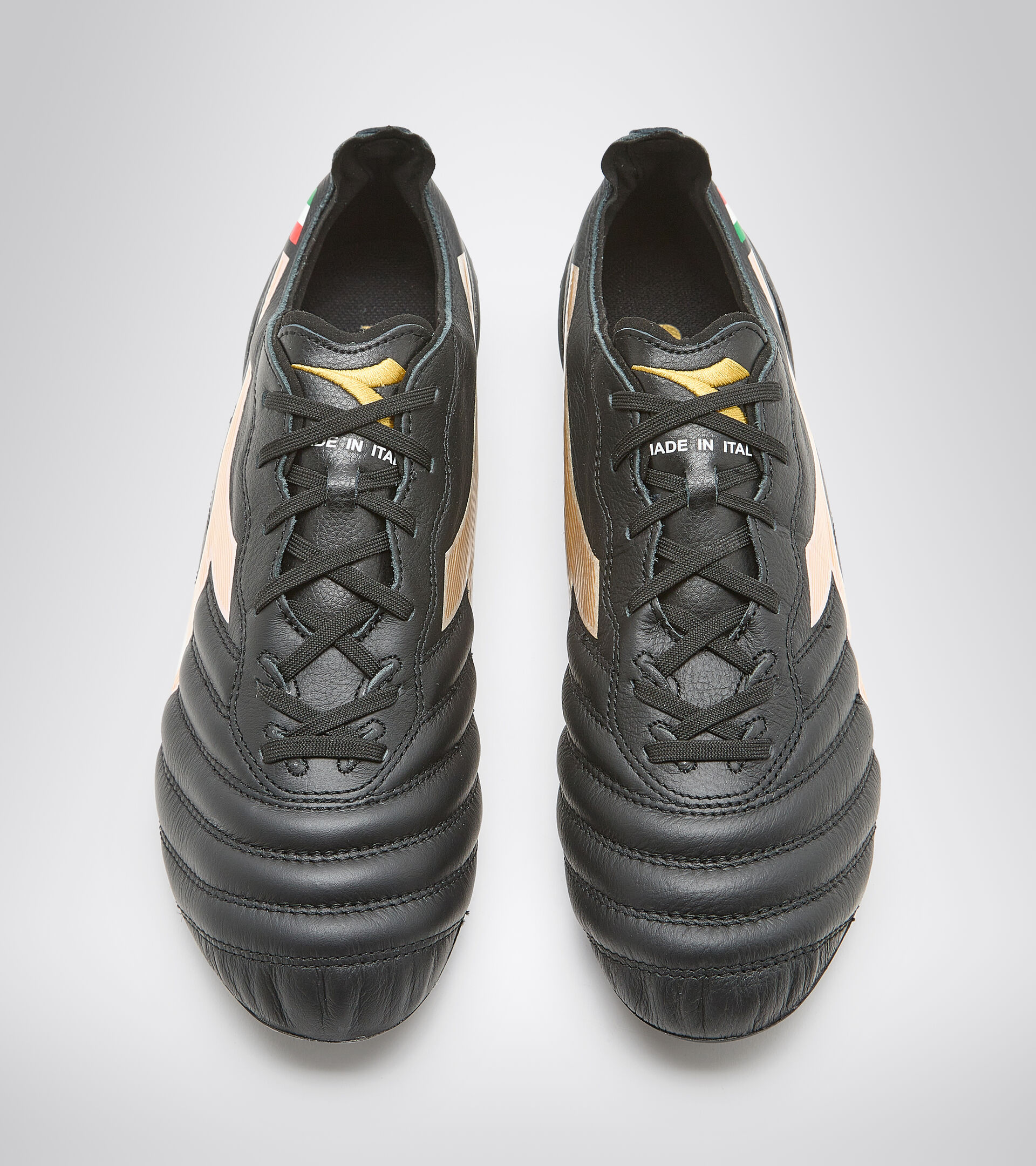 Scarpa da calcio Made in Italy - Uomo BRASIL ELITE2 TECH ITA LPX NERO/ORO - Diadora
