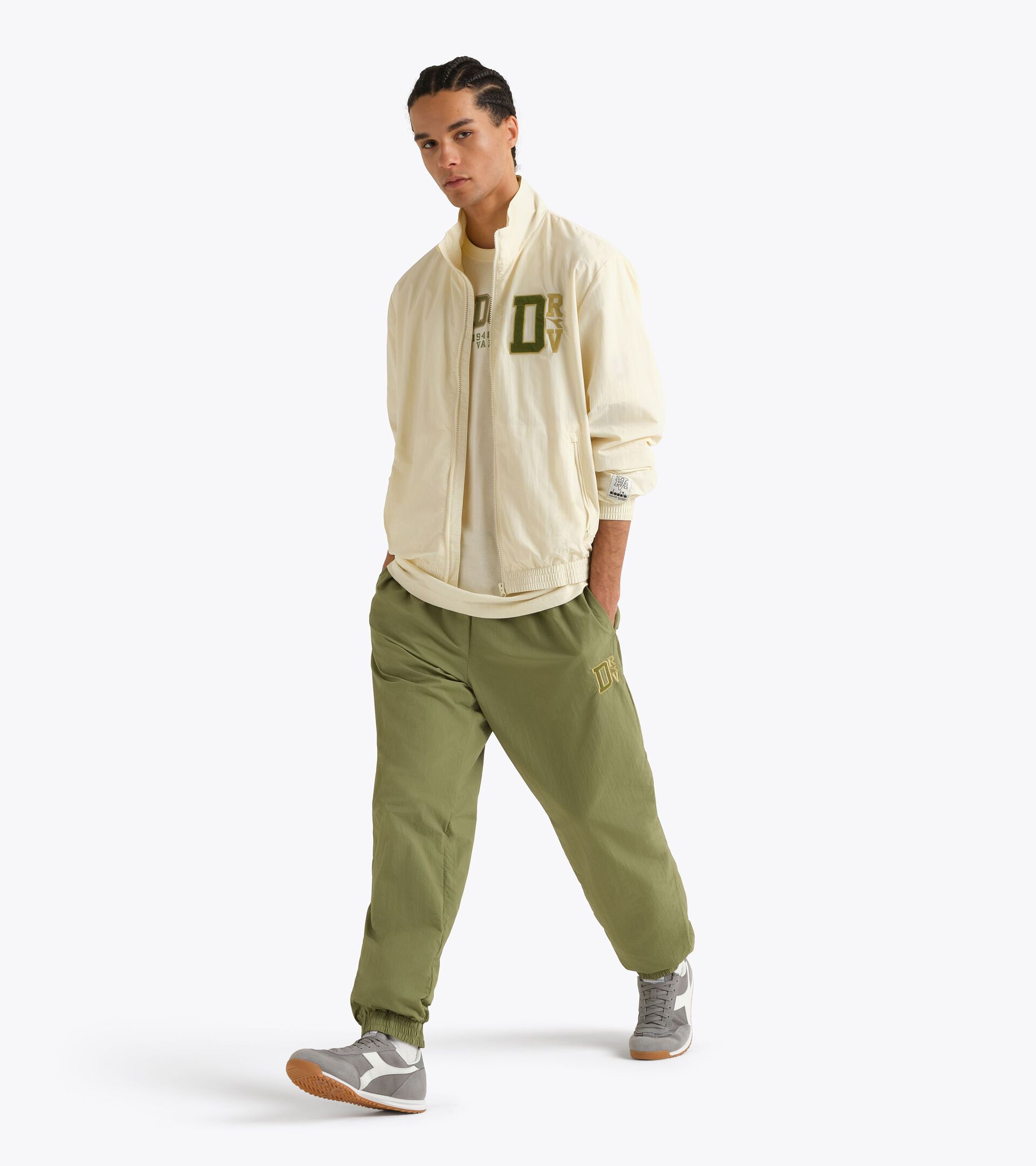 Ripstop Track Pants - Run Valley - All-gender
 TRACK PANTS RUN VALLEY SAGE GREEN - Diadora