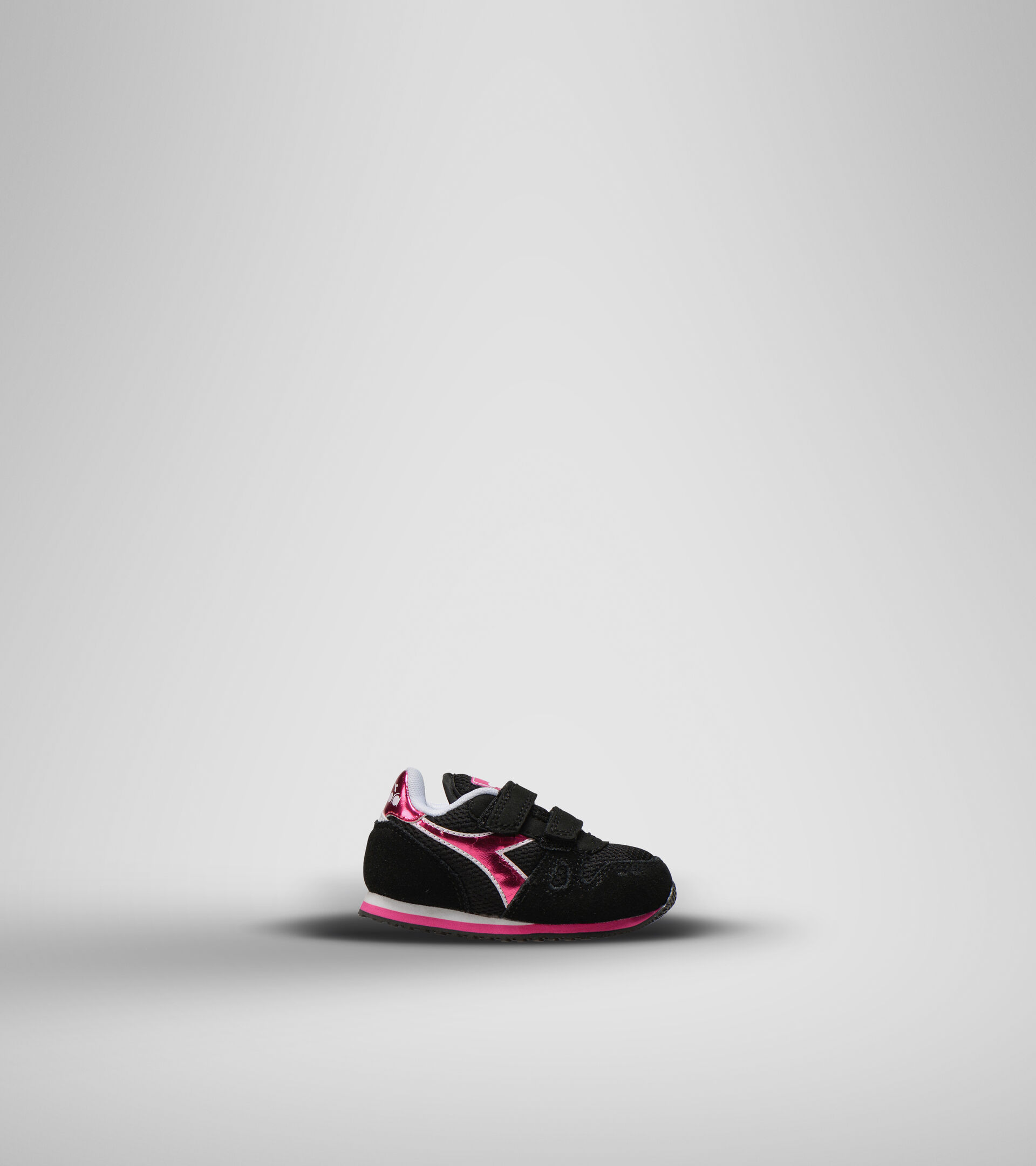Sports shoes - Toddlers 1-4 years SIMPLE RUN TD GIRL BLACK - Diadora