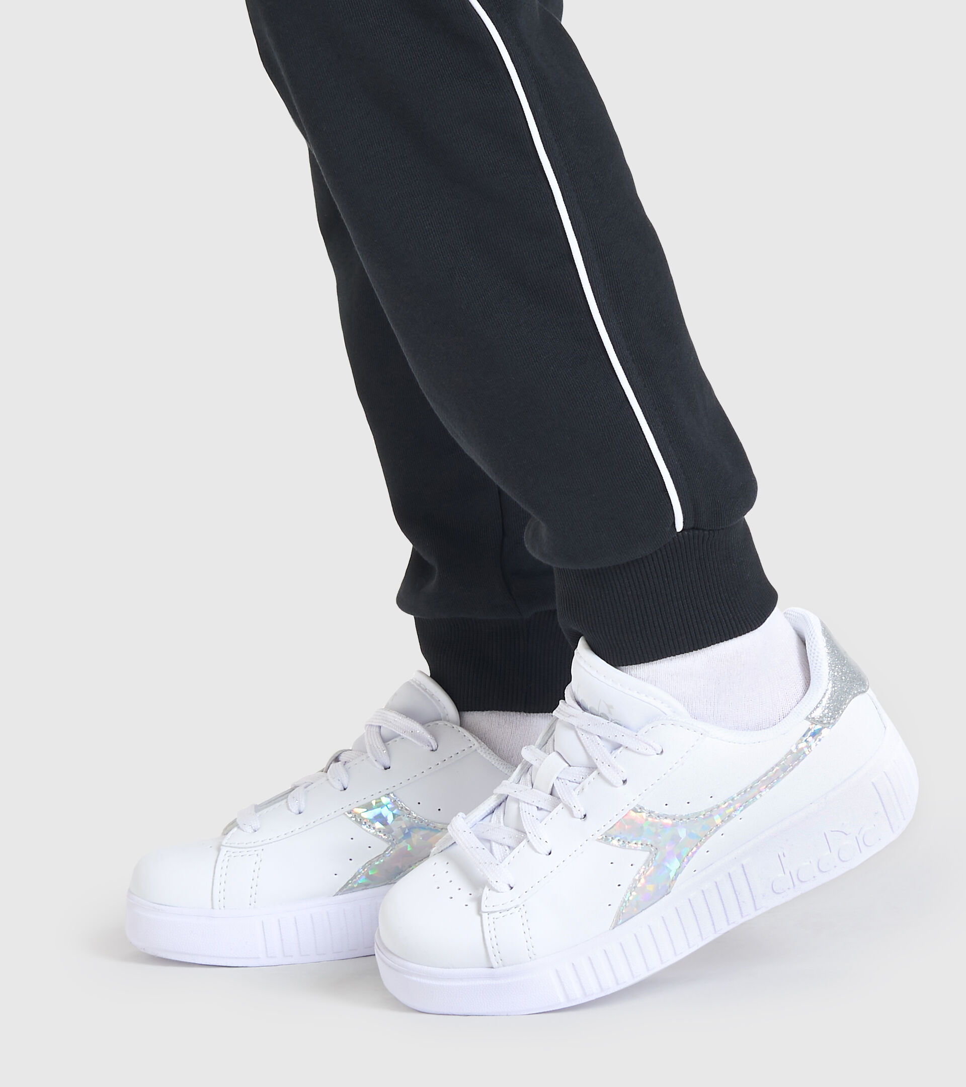 Zapatilla deportiva - Niños 4-8 años GAME STEP DIAMONDS PS BLANCO/PLATA (C6103) - Diadora