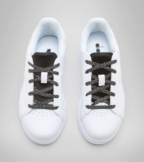 GAME STEP P METALLIC CRAQUELE PS, BLANCO/PLATA Zapatillas deportivas - Niños 4-8 años GAME STEP P METALLIC CRAQUELE PS BLANCO/PLATA - Diadora