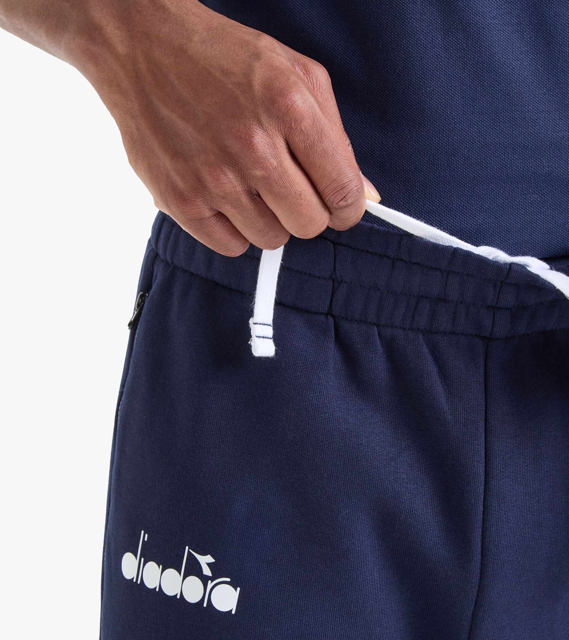 Pantalón de chándal de representación para hombre - Selección Italiana de Vóley Playa PANTA FELPA RAPPRESENTANZA UOMO BV23 ITA AZUL CHAQUETON - Diadora