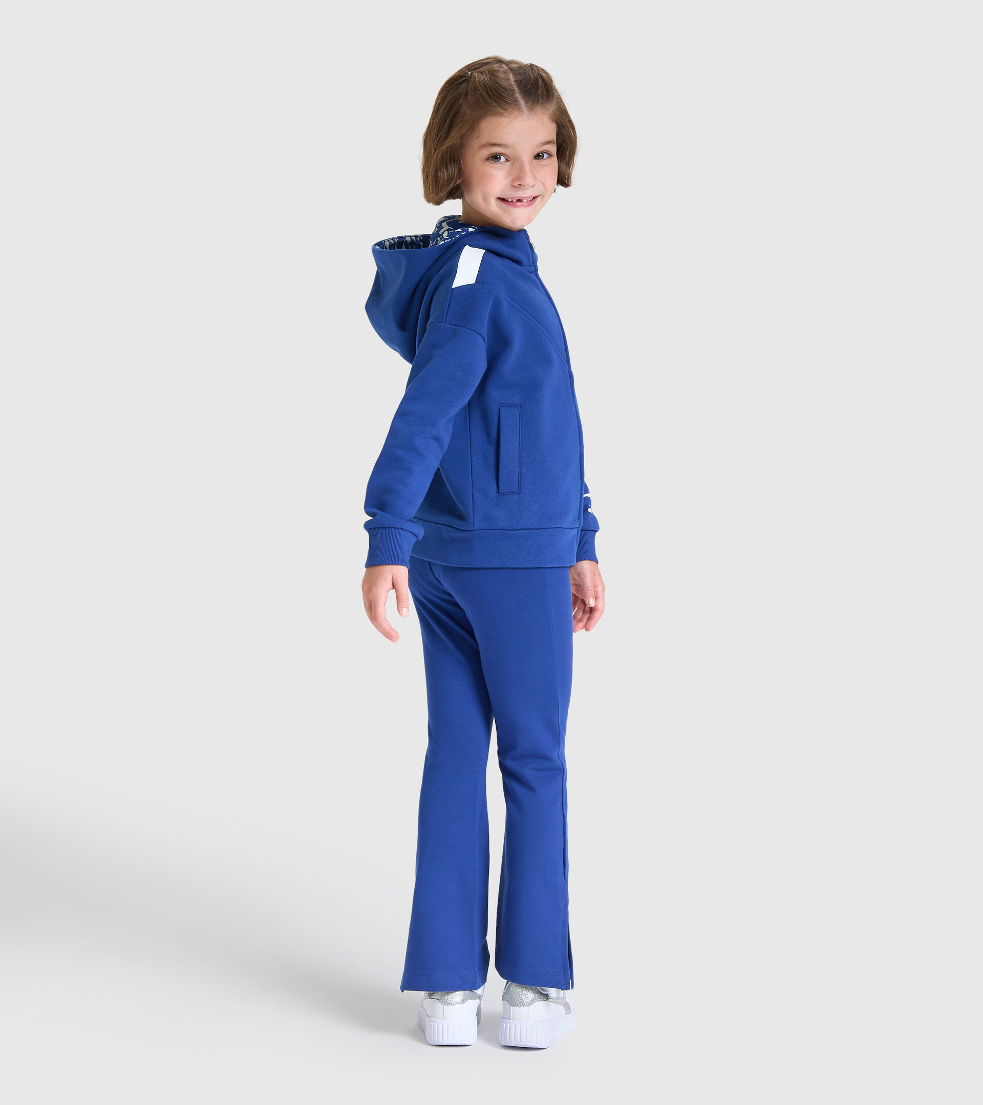 Tracksuit - Kids JG.HD FZ TRACKSUIT TWINKLE TWILIGHT BLUE - Diadora
