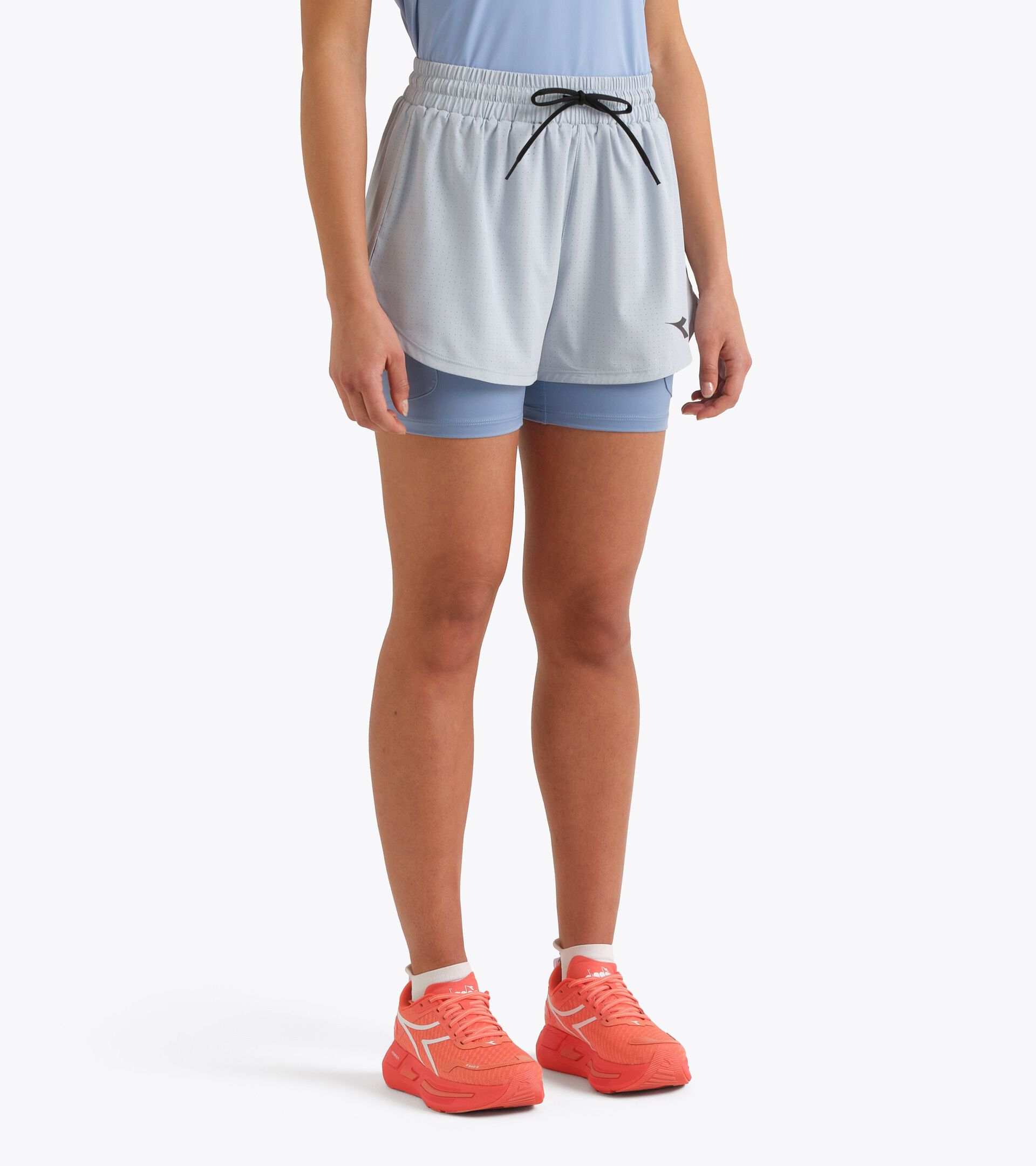 2-in-1 Running Shorts - Women&rsquo;s L. SHORTS 2IN1 SKYRIDE - Diadora