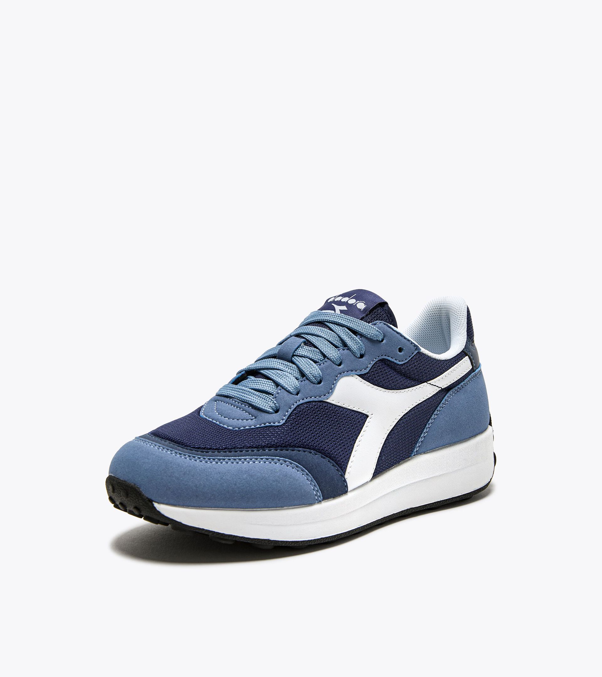 Sports shoes - Youth 8-16 years - Gender Neutral RACE GS STONEWASH/WHITE - Diadora