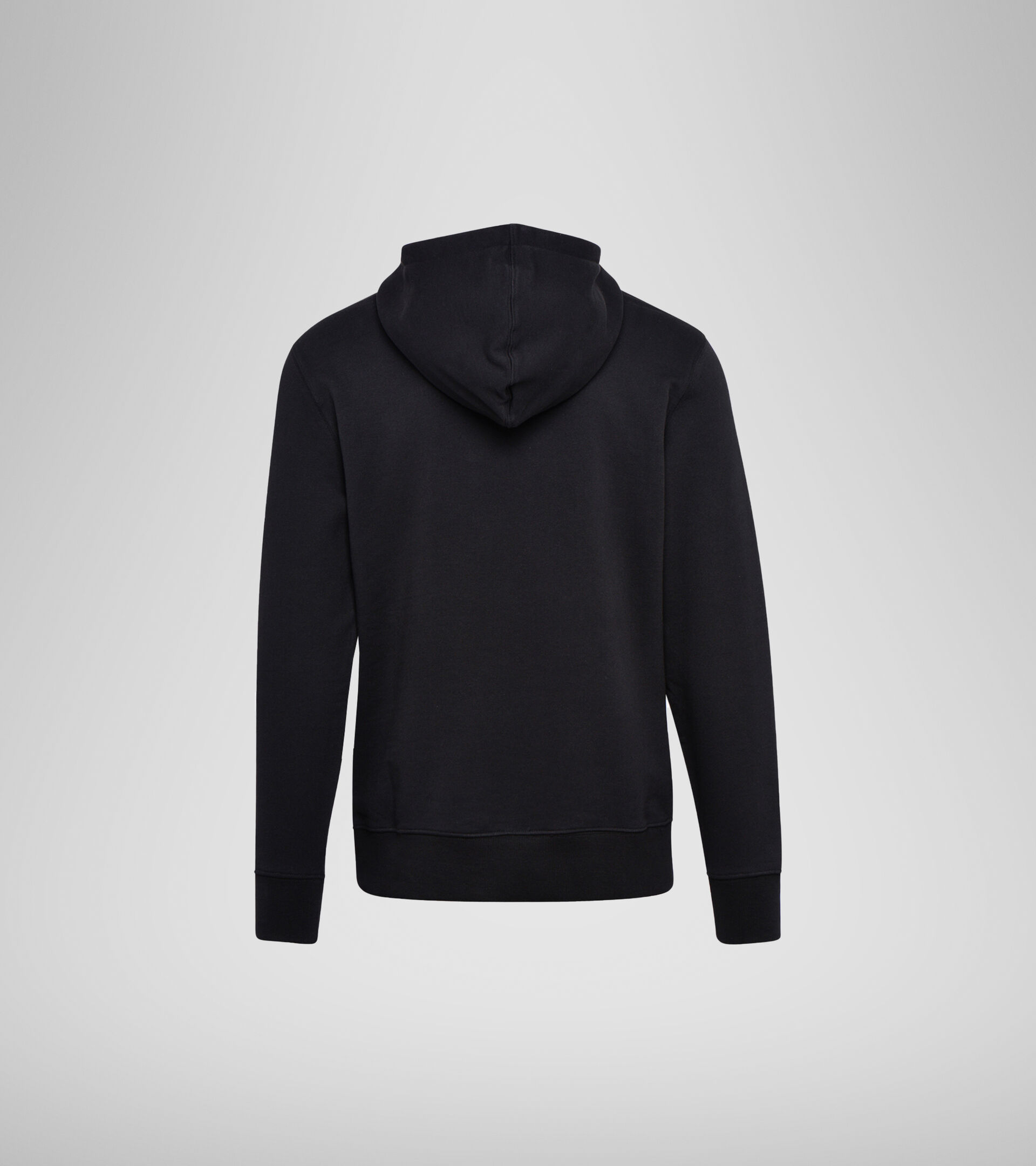 Hooded sweatshirt - Unisex HOODIE 5PALLE BLACK/OPTICAL WHITE - Diadora