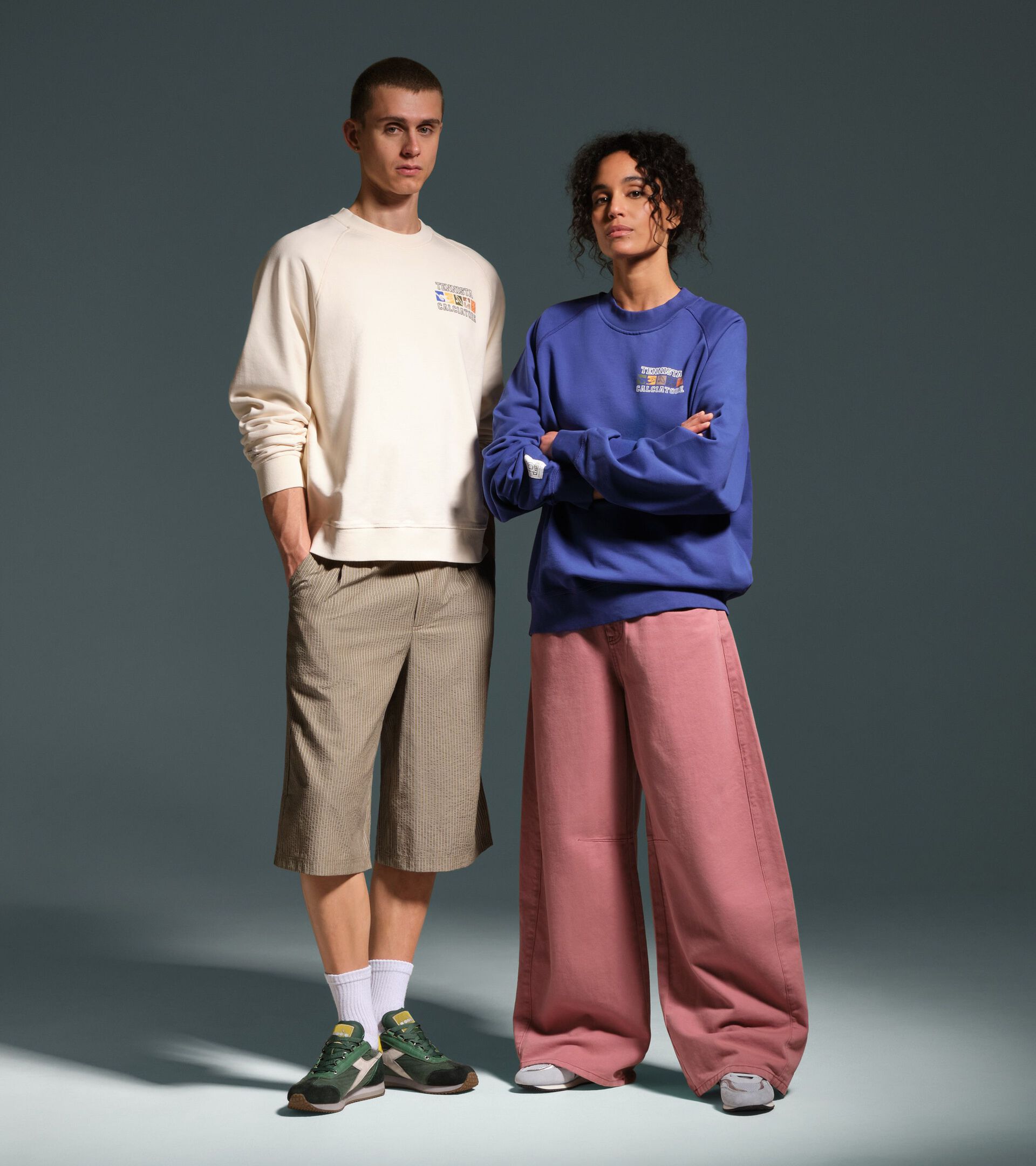 Legacy Sweatshirt Crew - Made In Italy - All-gender
 SWEATSHIRT CREW LEGACY NAVY - Diadora
