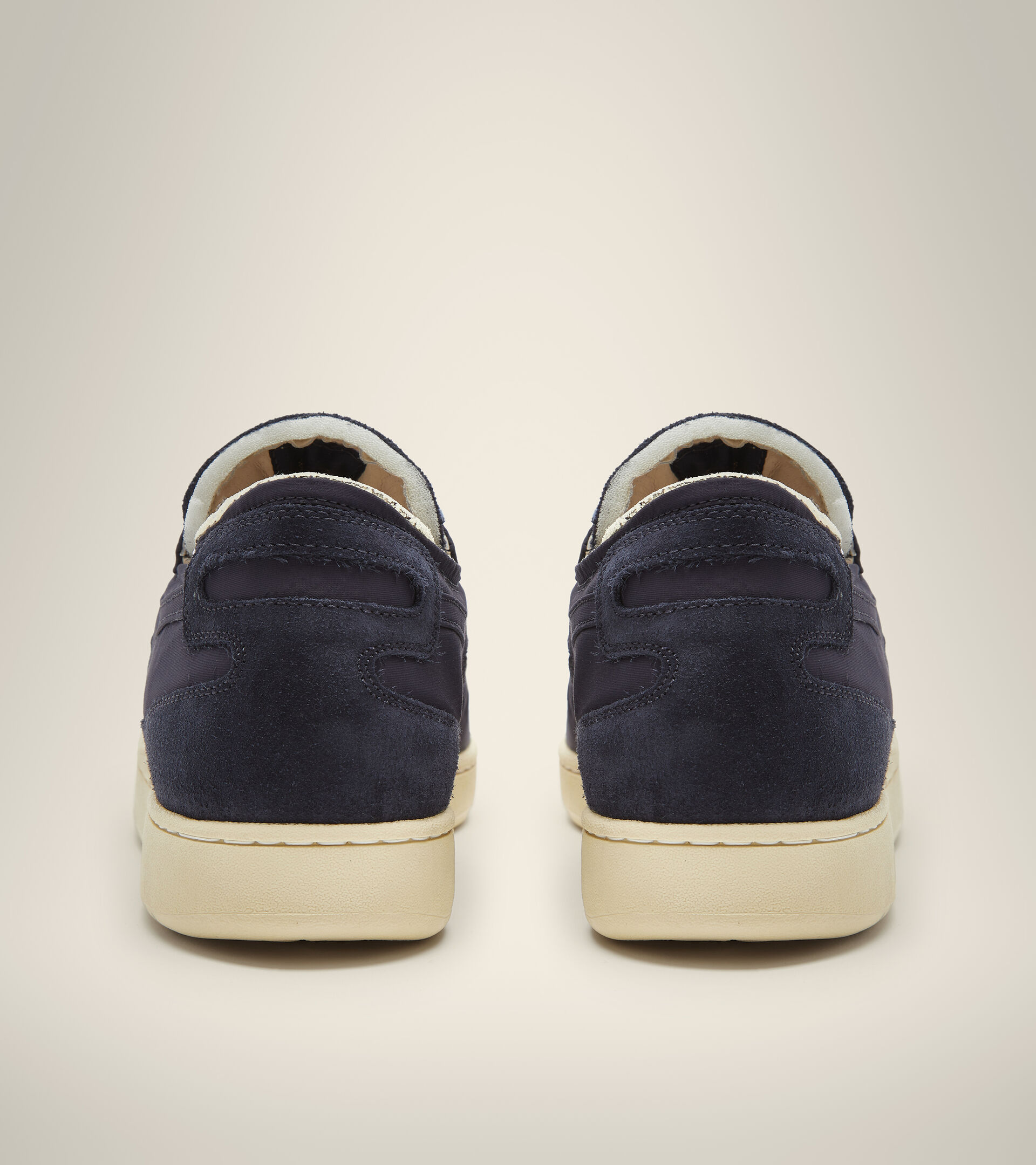 Heritage shoe - Unisex MI BASKET ROW CUT SOFTECH BLUE GRAVITY - Diadora