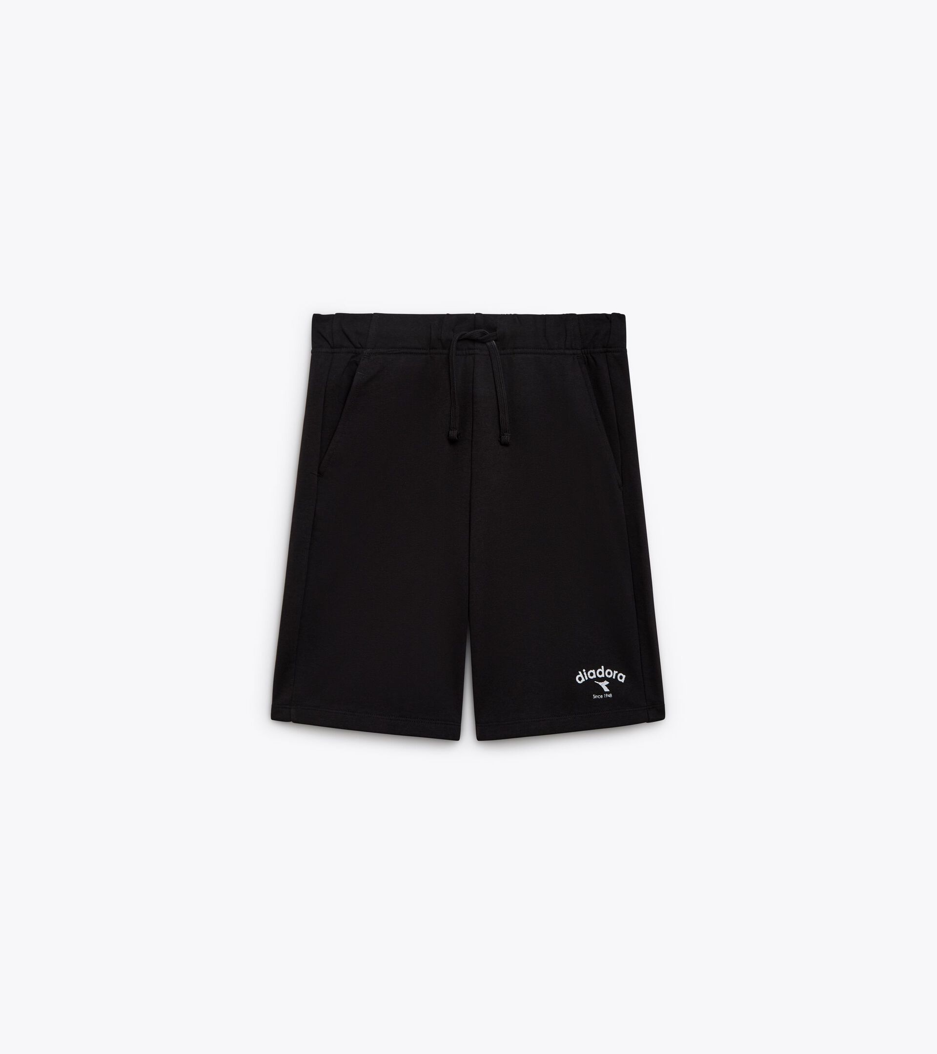 Short en coton french terry - Genre Neutre BERMUDA ATHL. LOGO NOIR - Diadora