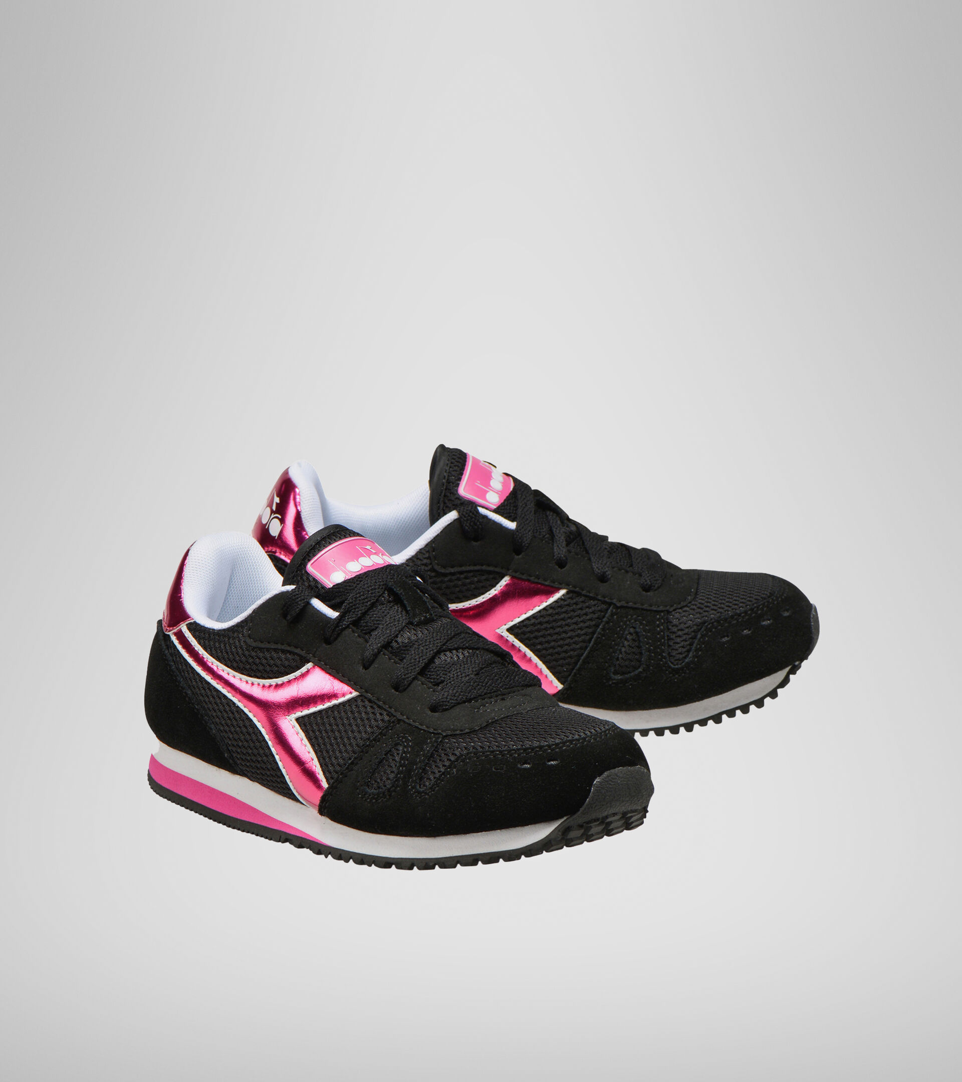 Sports shoes - Youth 8-16 years SIMPLE RUN GS GIRL BLACK - Diadora