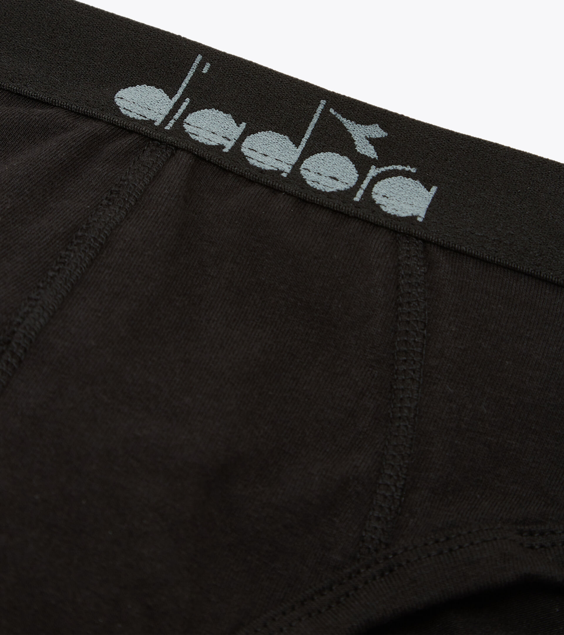 Bóxer para hombre - Algodón  LOGO BRIEF NEGRO - Diadora