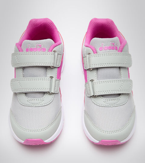 FALCON JR V, ARGENTO DD/ROSA MAGENTA Chaussures de running - Unisexe Enfant FALCON JR V ARGENTO DD/ROSA MAGENTA - Diadora
