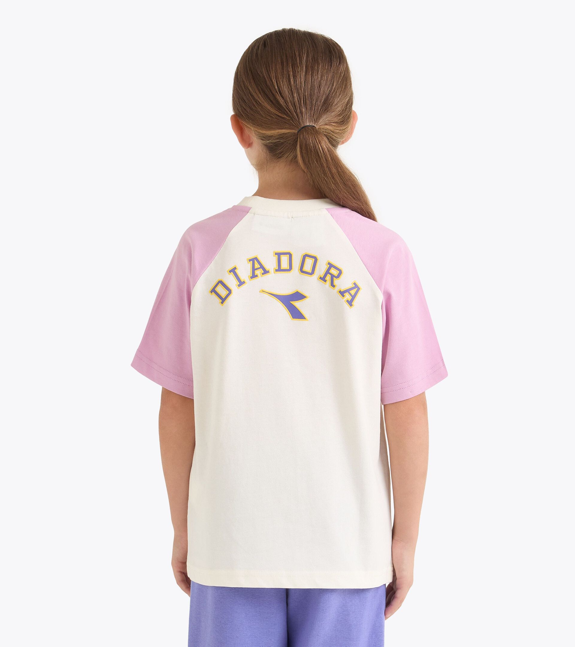 Peanuts college-style t-shirt - Kids - All-gender JU. T-SHIRT SS PEANUTS VIOLET MIST - Diadora