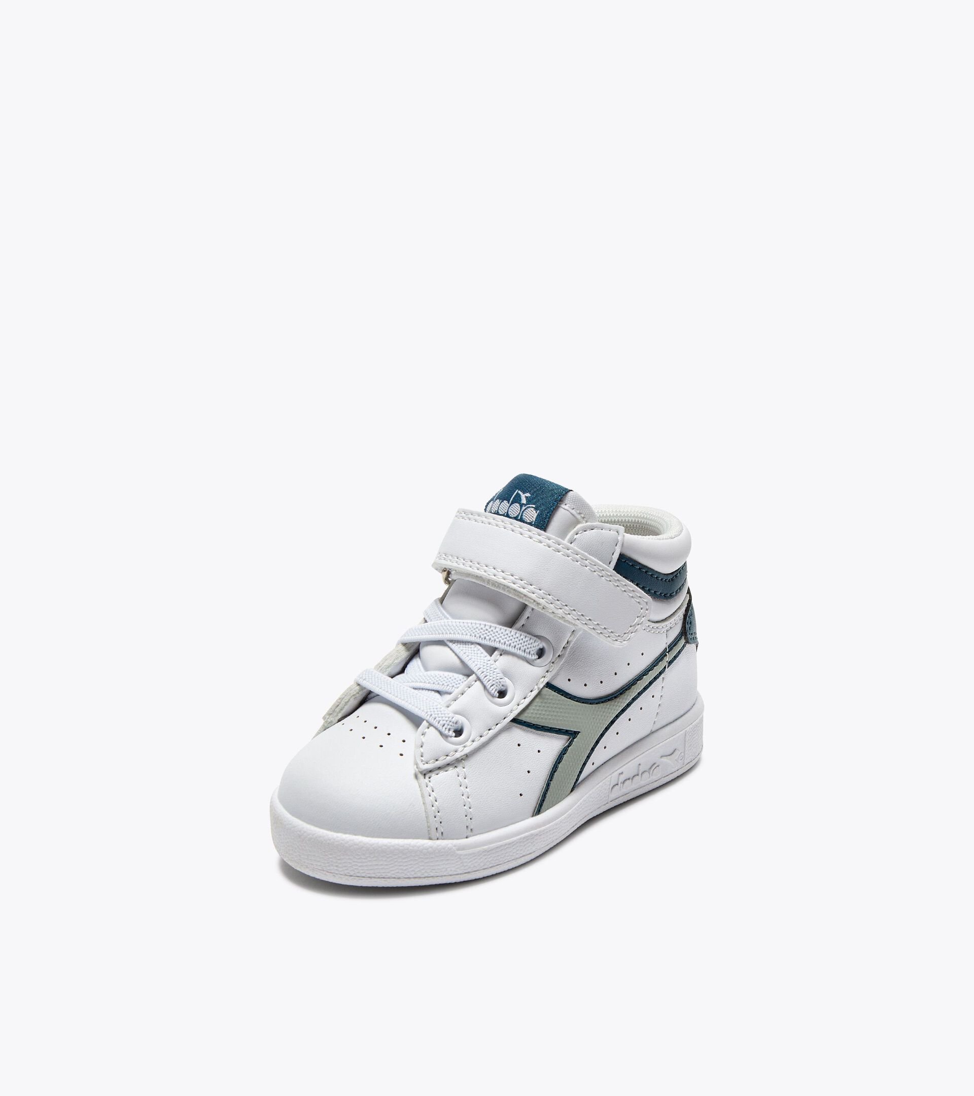 Sports shoes - Toddlers 1-4 years GAME P HIGH TD WHITE /BELGIAN BLOCK - Diadora