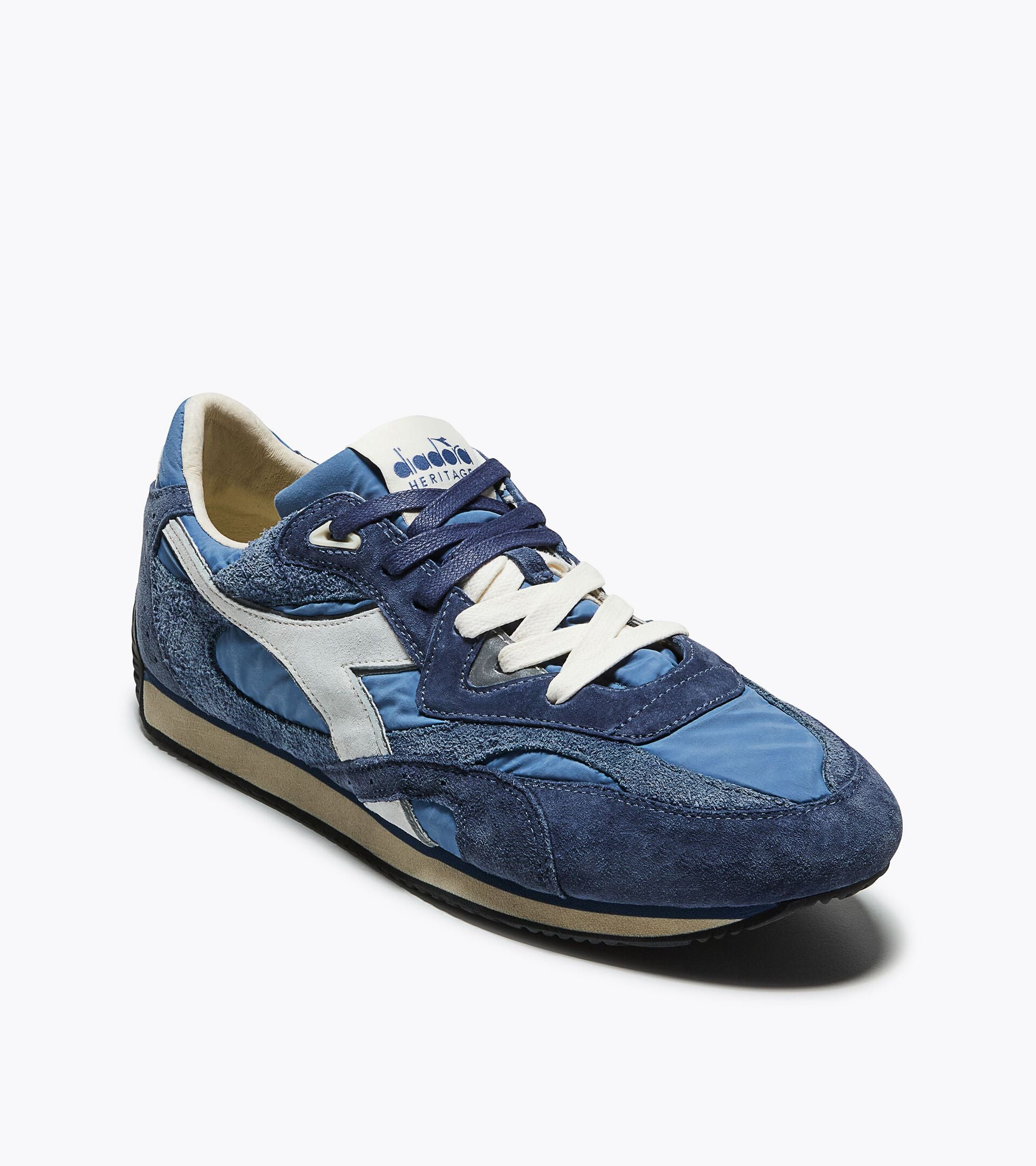 Heritage Sneaker - Low-Profile - All-gender EQUIPE REVENGE NYLON USED COLONEL BLUE - Diadora
