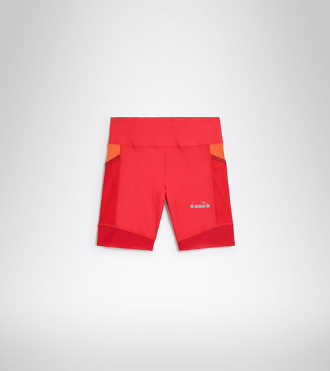 L. BIKE SHORTS BE ONE W, ROUGE ARDENT Short de sport - Femme L. BIKE SHORTS BE ONE W ROUGE ARDENT - Diadora