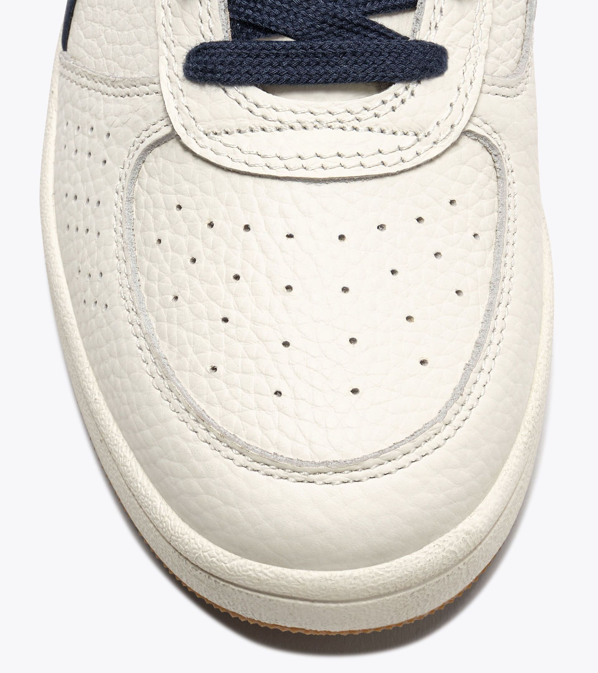 Sneakers Heritage en cuir - Pour tous les genres
 B.ELITE DOMINIO BLANC/BLEU CABAN - Diadora