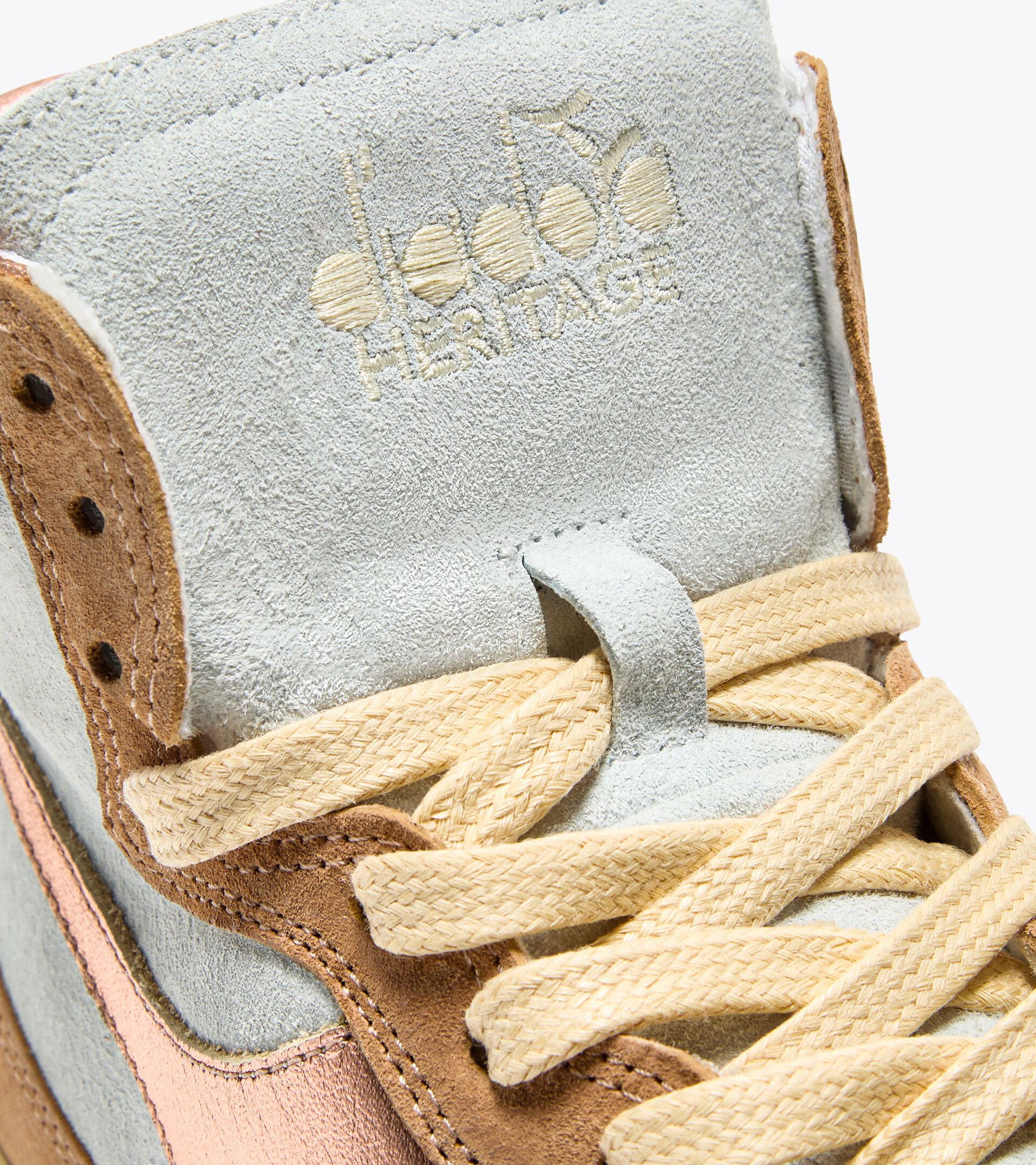Heritage shoe - Women MI BASKET METAL PIGSKIN USED WN FRAPPE - Diadora