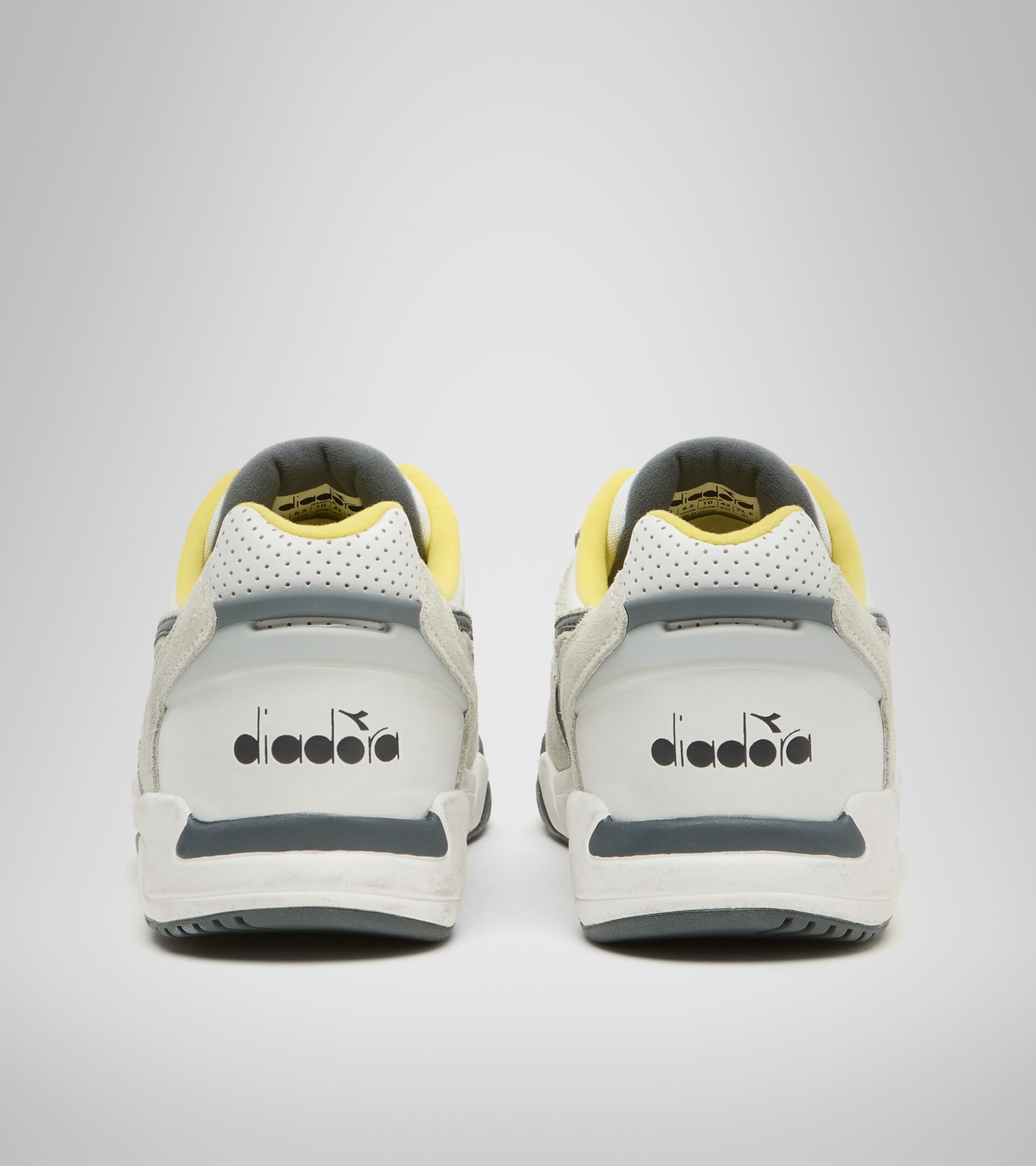 Sports shoe - Unisex REBOUND ACE WAX BRIGHT WHITE/TURBULENCE - Diadora